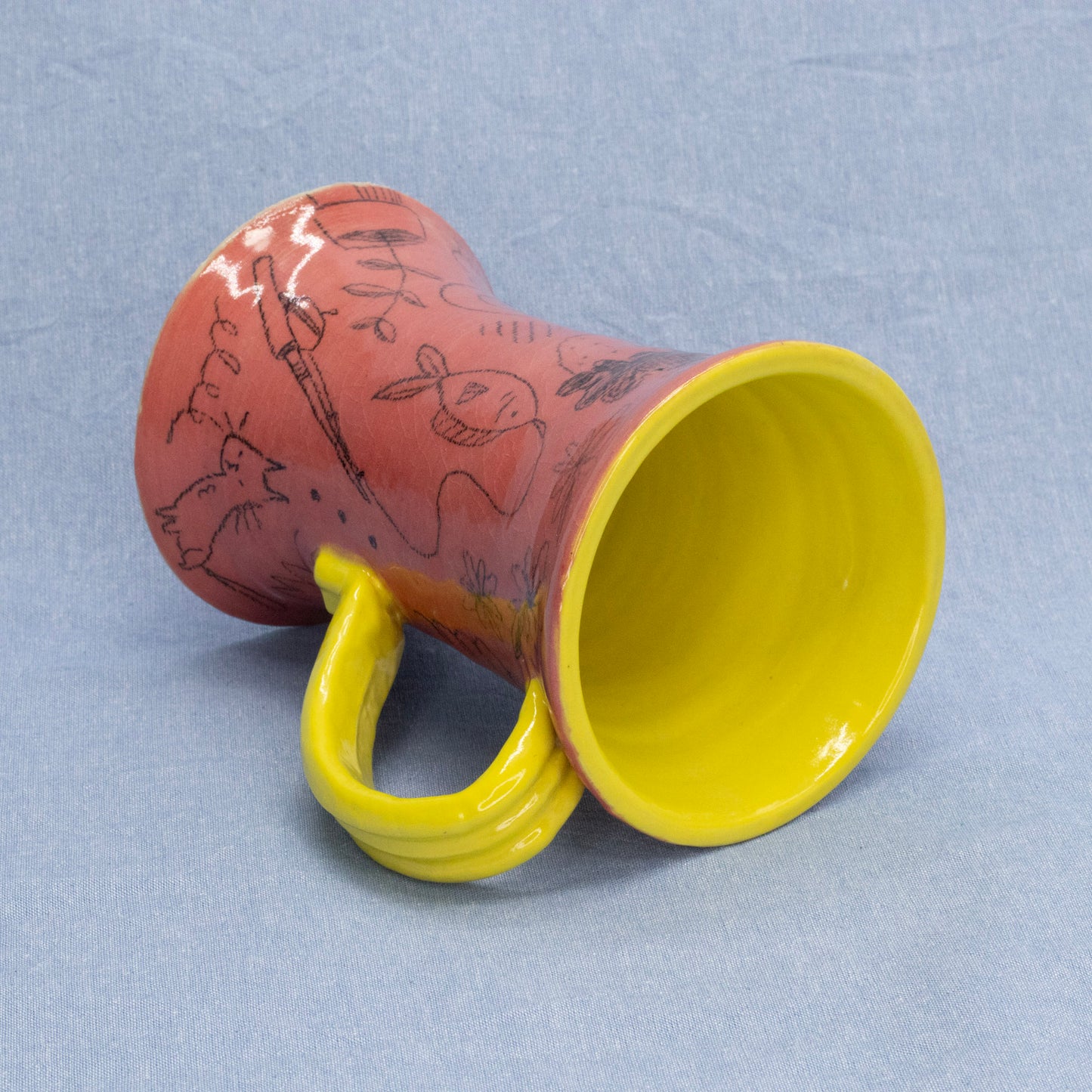 Doodle Mug #4 by Sardiniac Clay