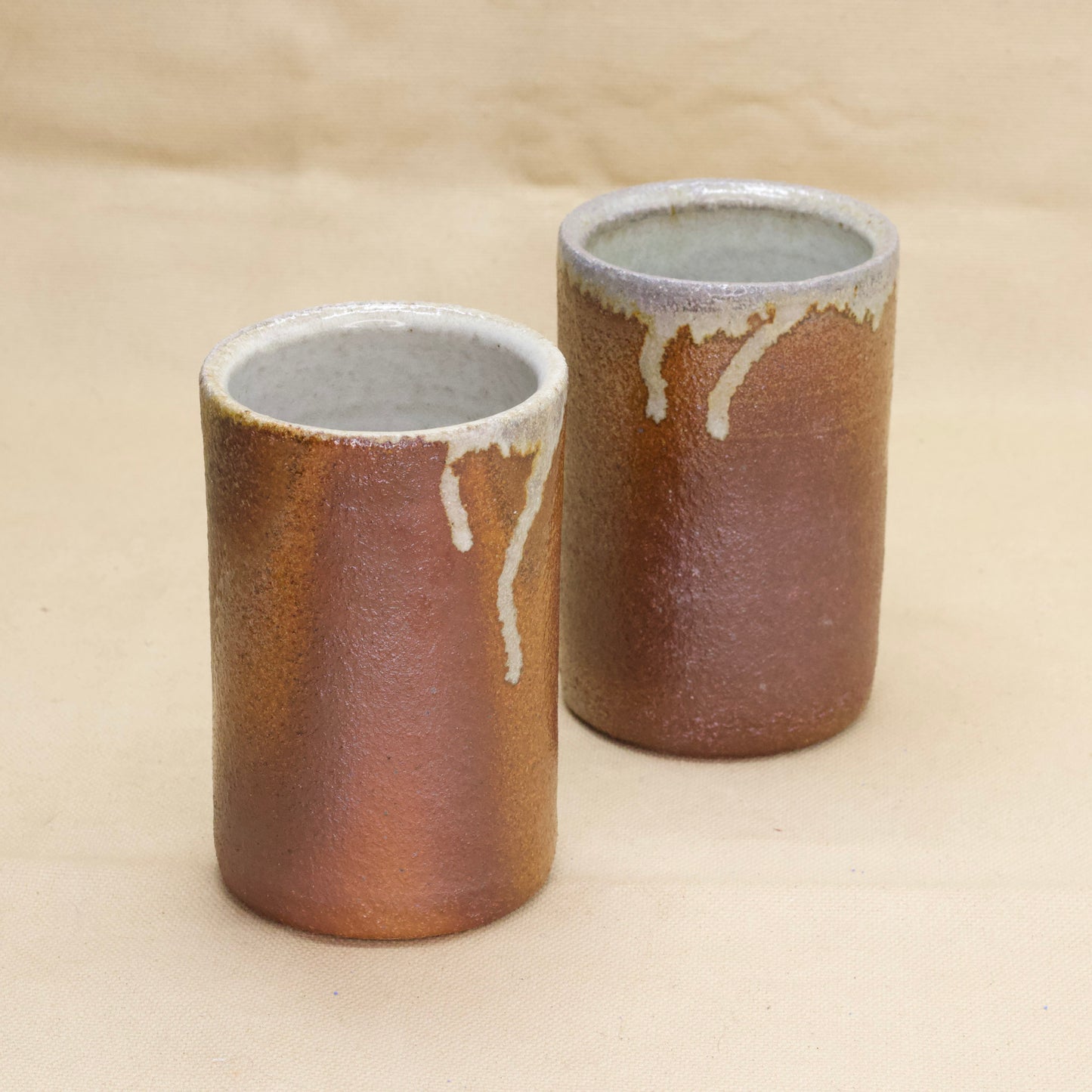 Wood Fire Pint Cups by Sarah Steininger Leroux