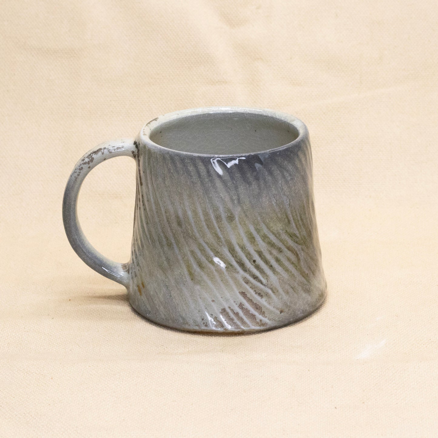 Soda-Fired Mug: Stormy Skies by Jennifer Nerad