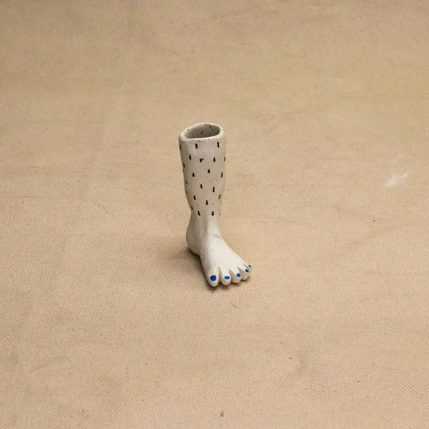 Seattle Babe Leg (Blue Nails) by The Introverted Potter