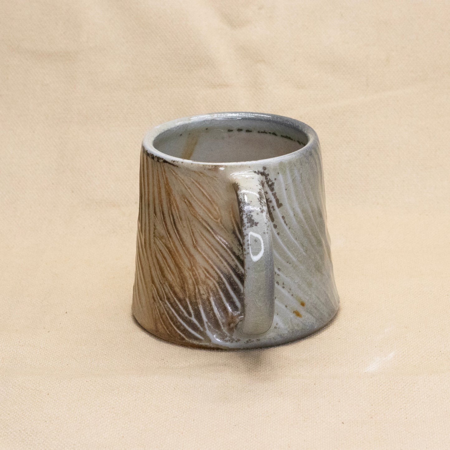 Soda-Fired Mug: Stormy Skies by Jennifer Nerad