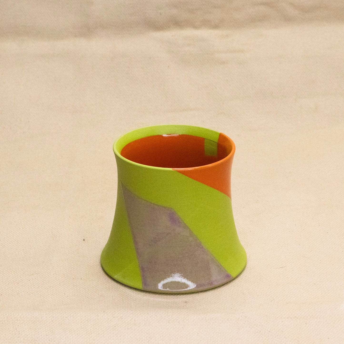 Green Shapes Cup by Totally Shapes