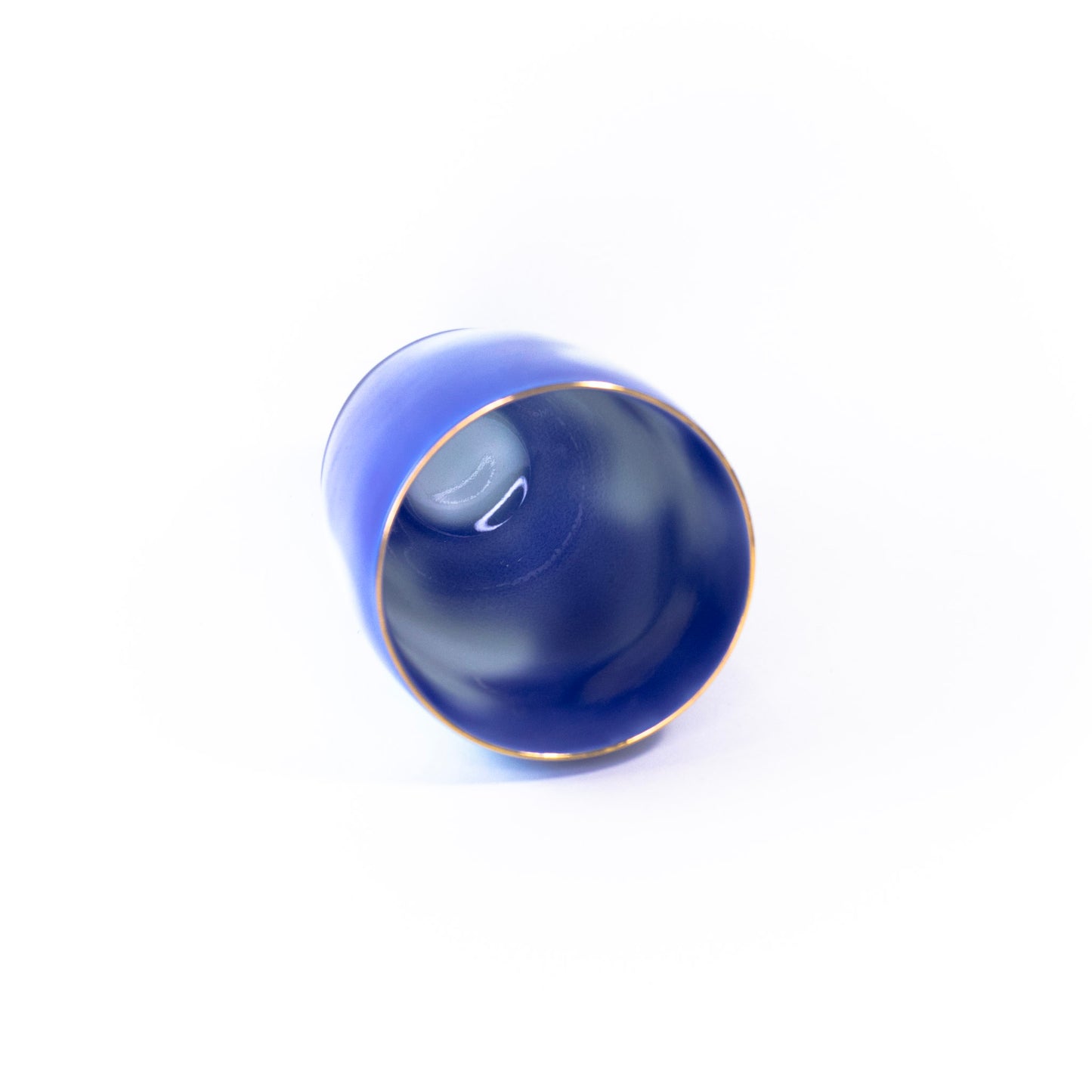 Blue and White Hazy Cup by Matt Watterson