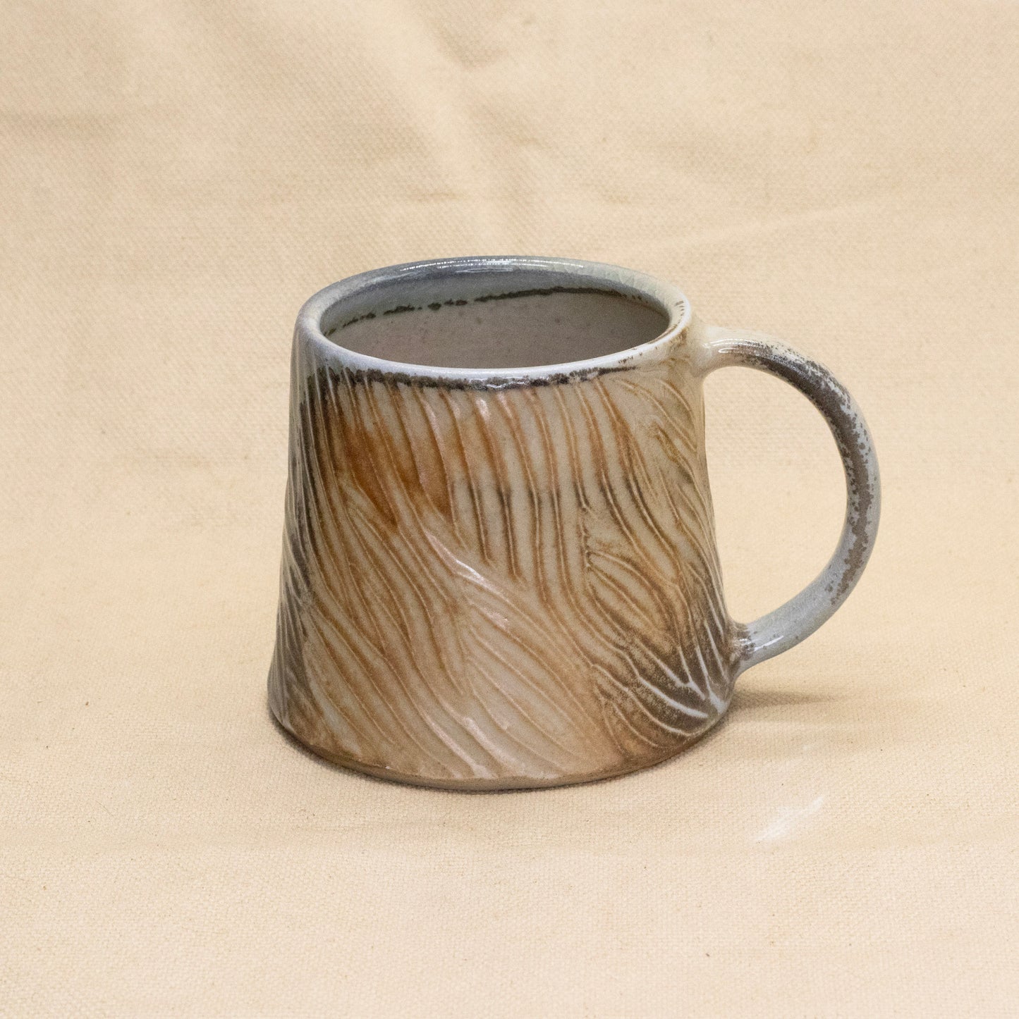 Soda-Fired Mug: Stormy Skies by Jennifer Nerad