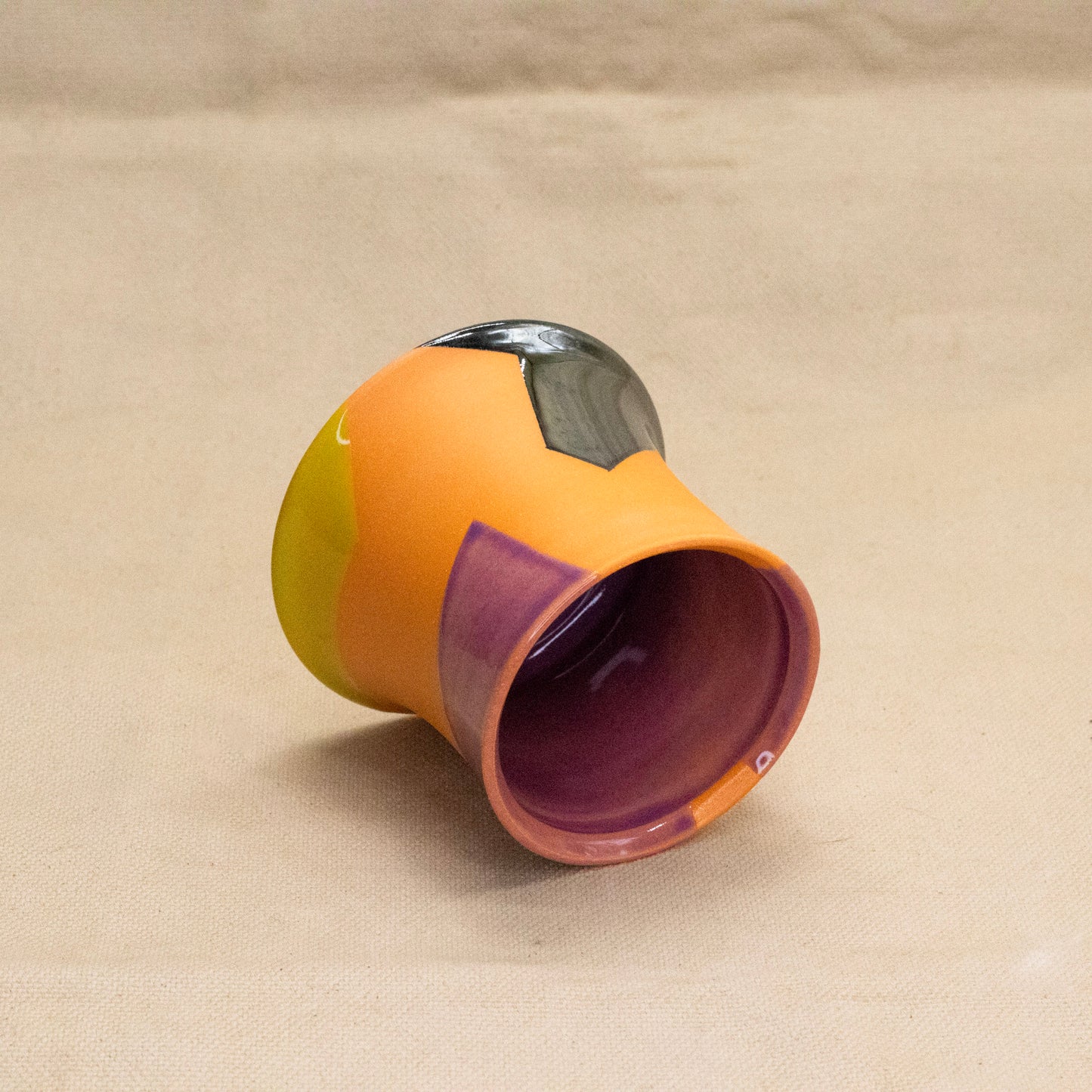 Orange Shapes Cup by Totally Shapes