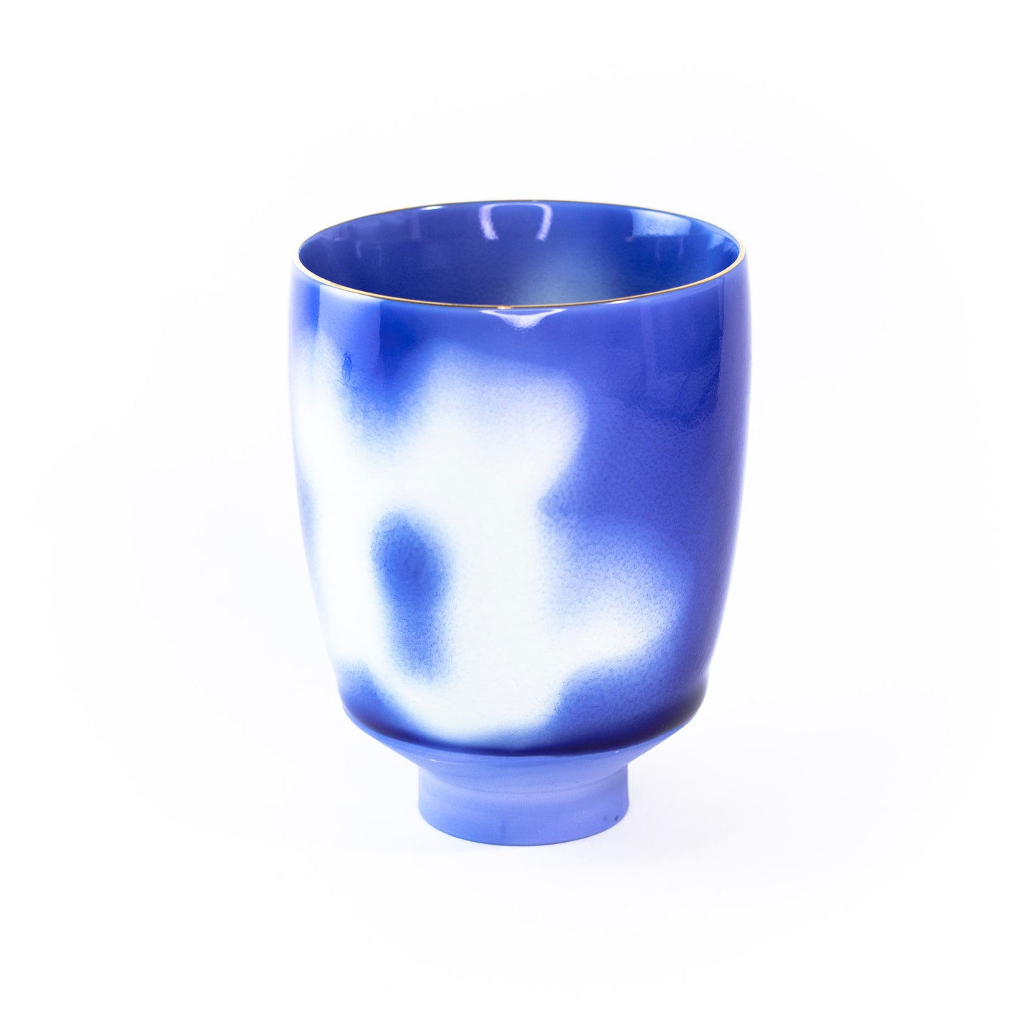 Blue and White Hazy Cup by Matt Watterson