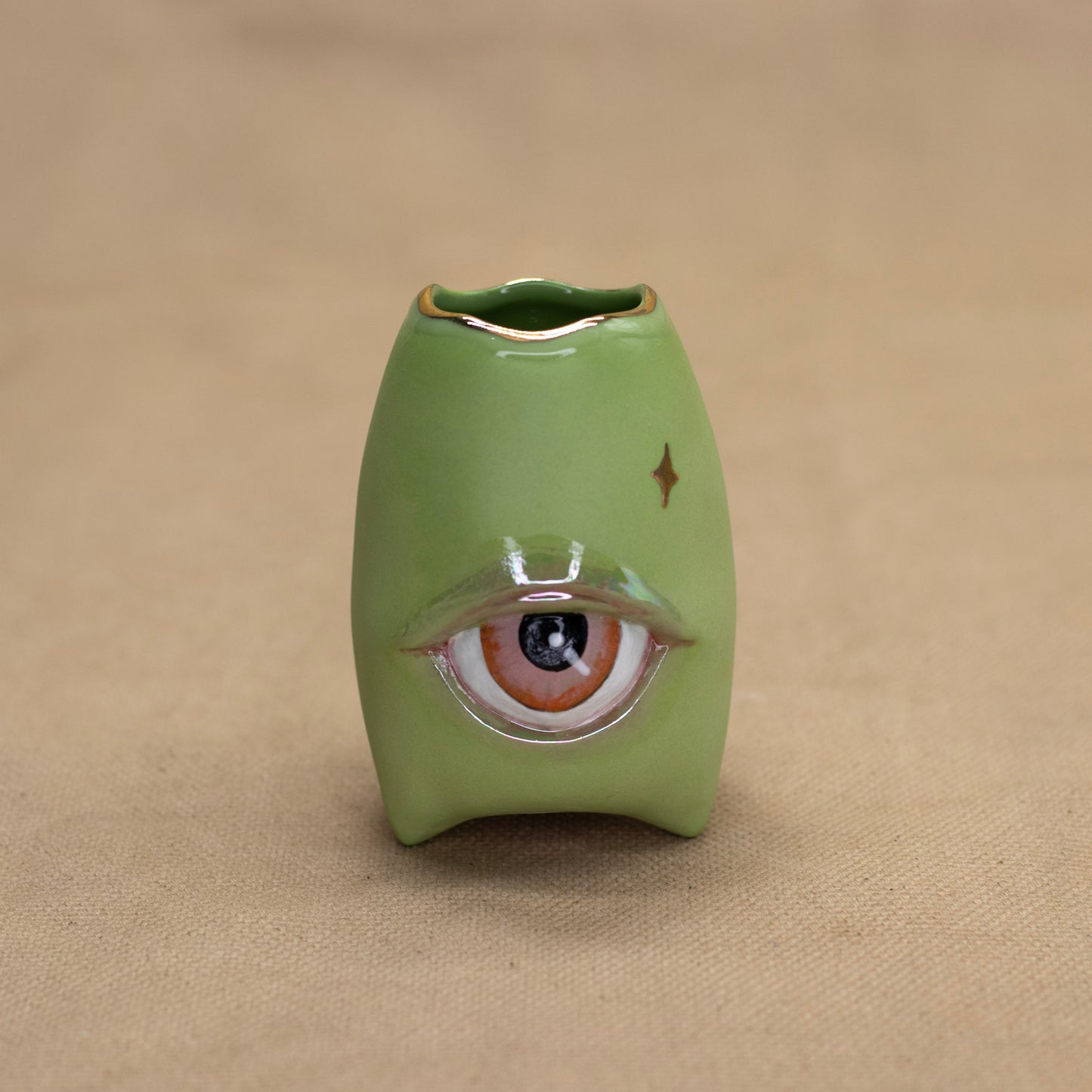 Green Small Princess Alien Banana Bee Bee Boo Boo Cup by Selina Chen