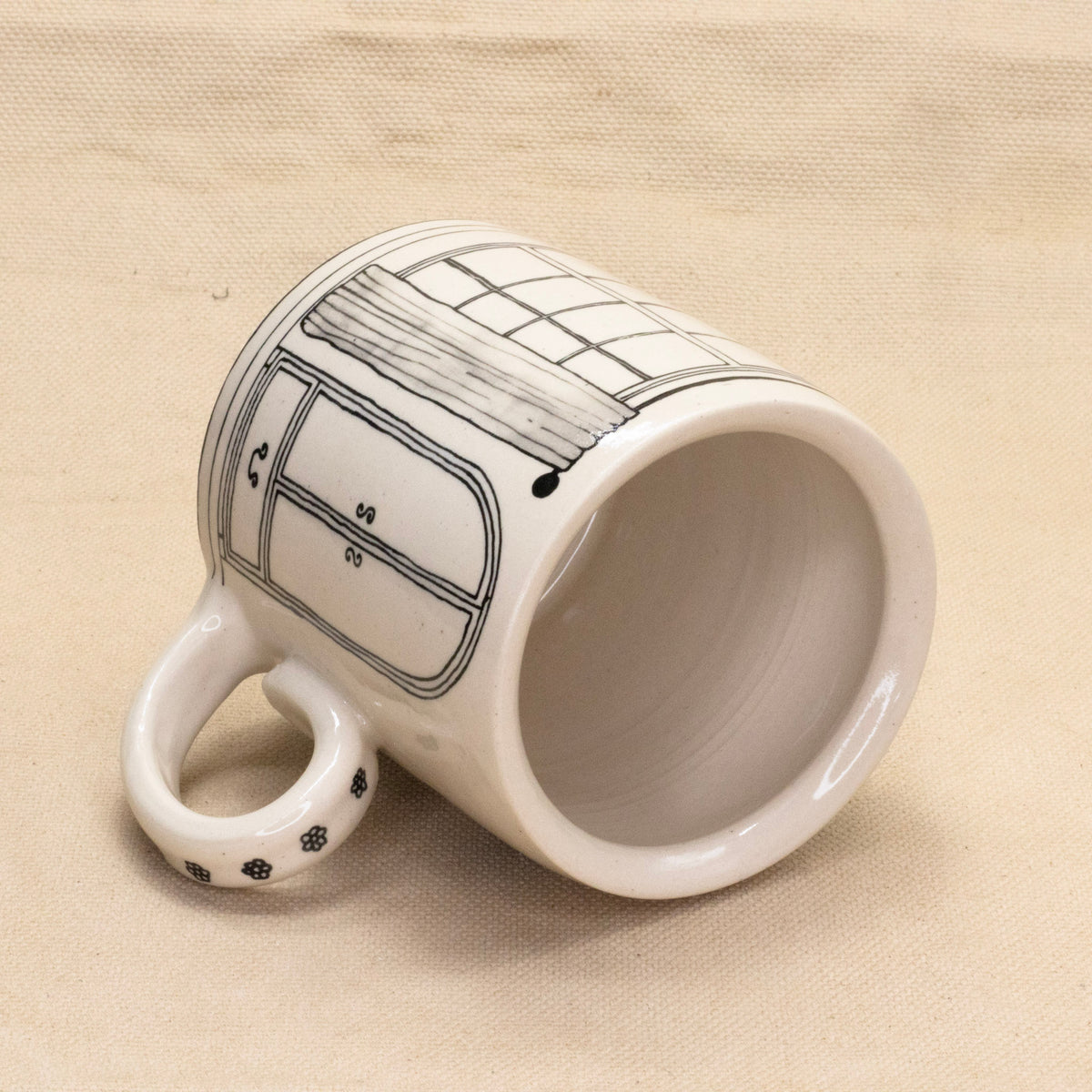 Froggy Glasses Mug by Rachel Burns Ceramics