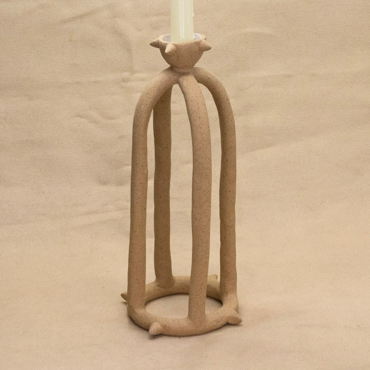 Spiked Candle Stick Holder by Hunny Spyke