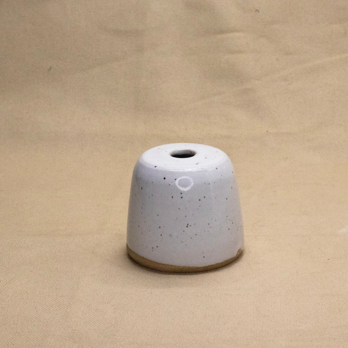 White Bud Vase by Smudge and Rust
