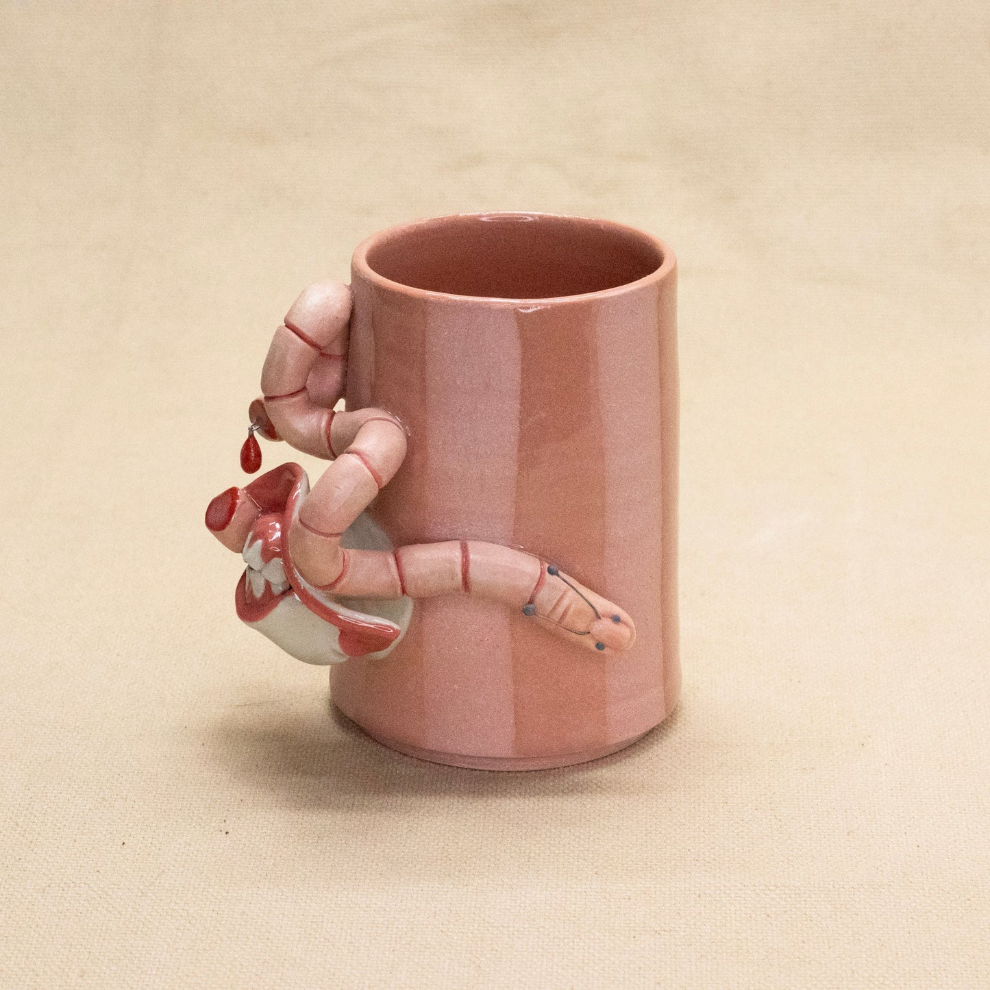 Chomp Cup (Bleeding) by Gabs Conway Ceramics