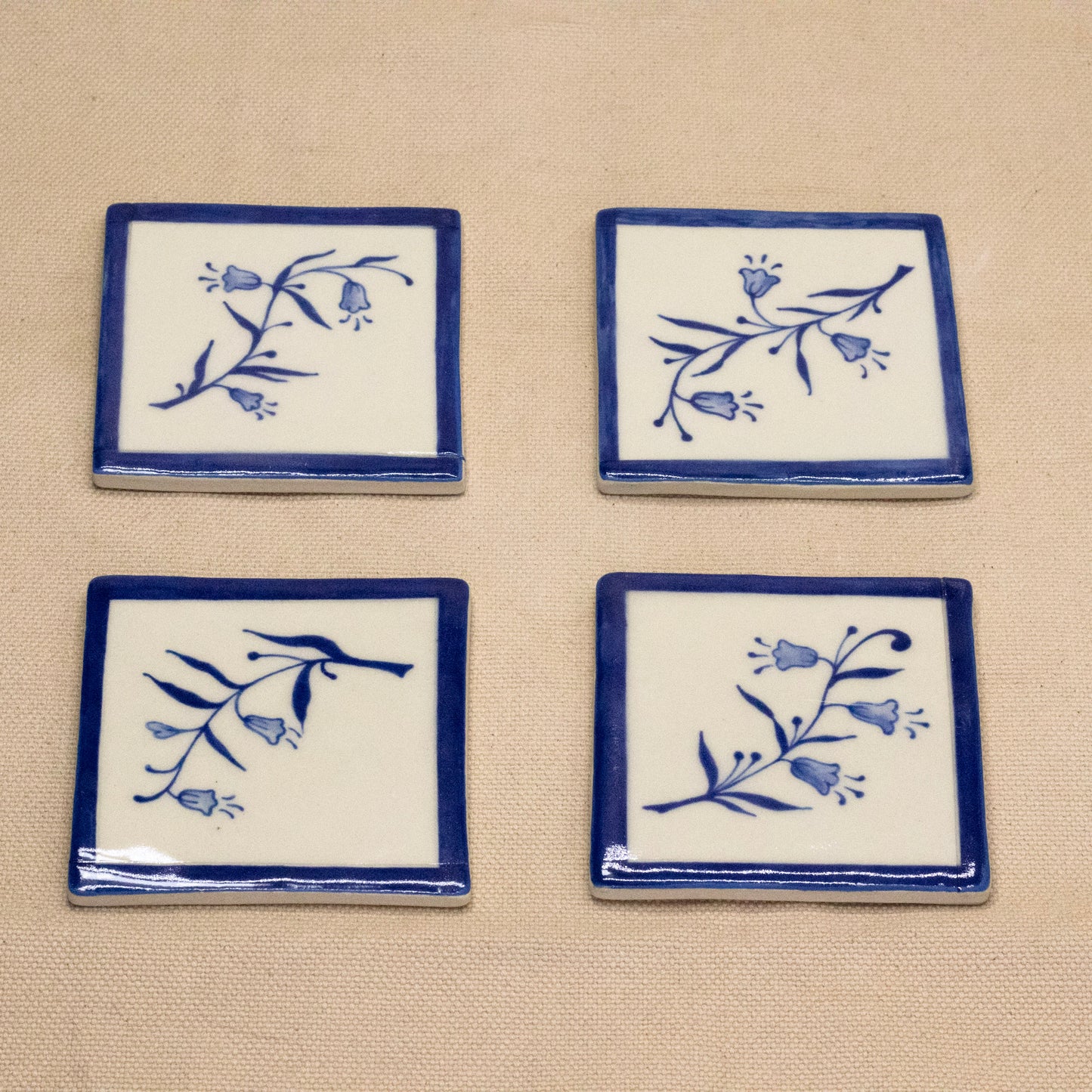 Bluebell Trivets/Coasters by Caterpillar Clay