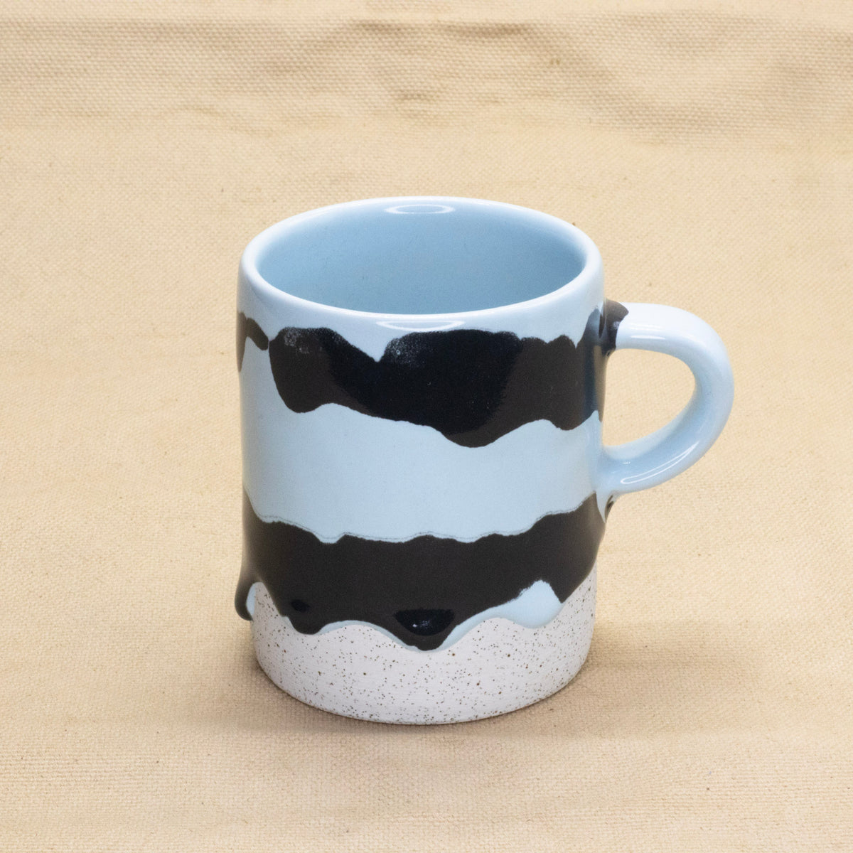 Cylinder Mug (FX Stripes) by Drippy Pots