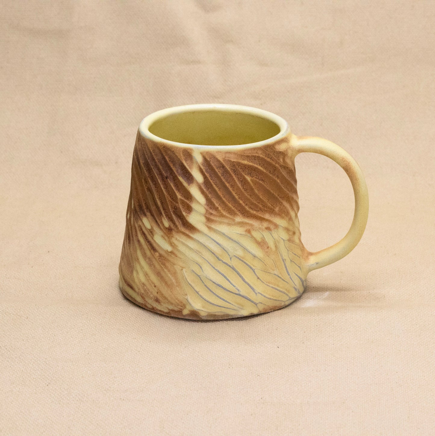 Soda-Fired Mug: Banana Crème Pie by Jennifer Nerad