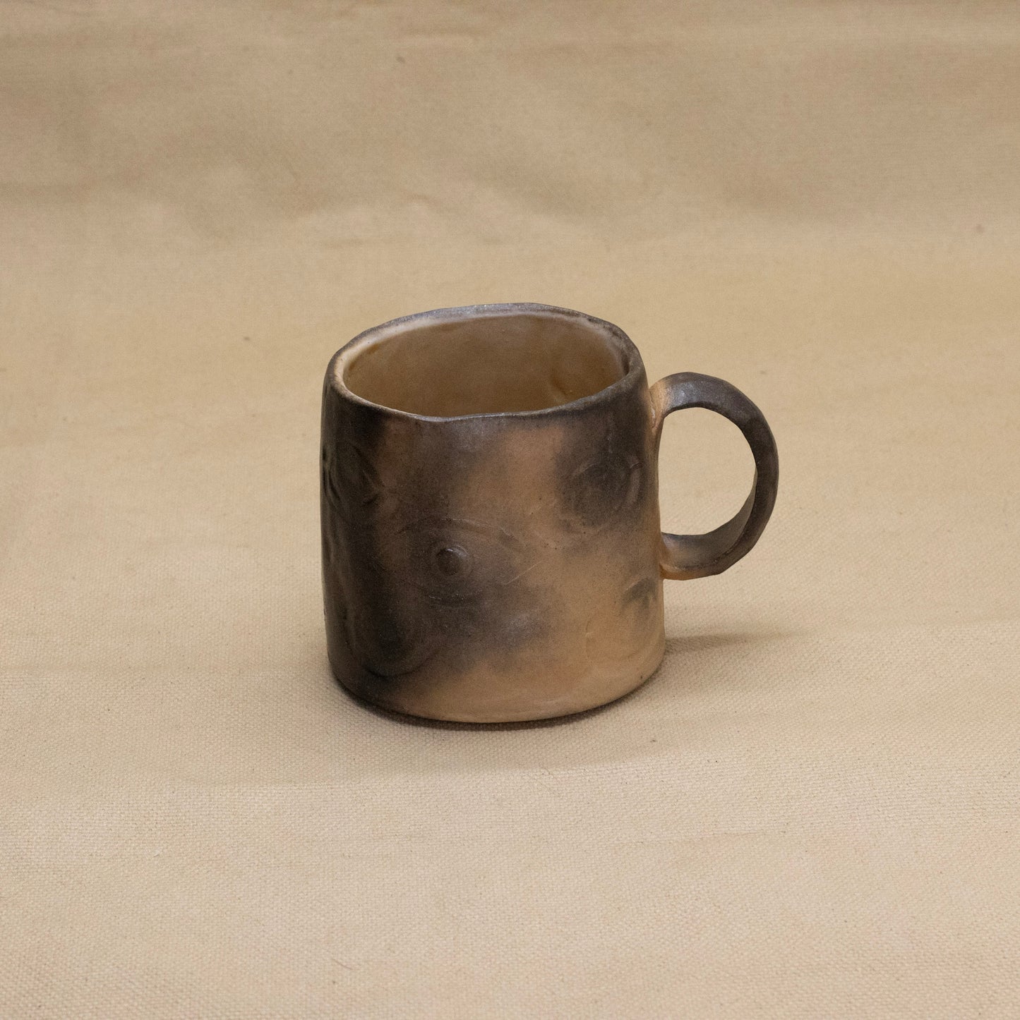 Wood Fired Mug #1 by Laura Skiles Bundy