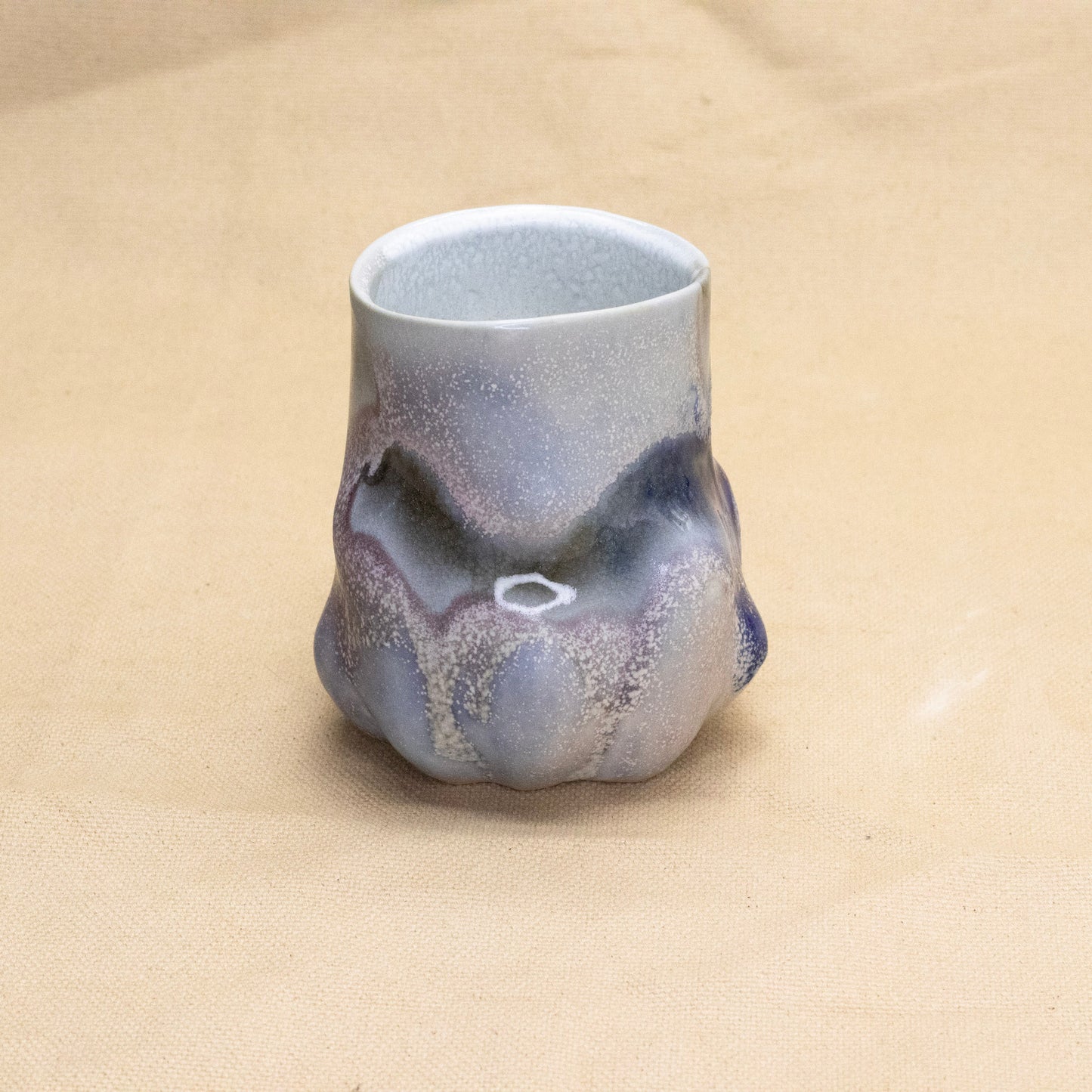Drippy Altered Mug #3 by Liz Mazurek