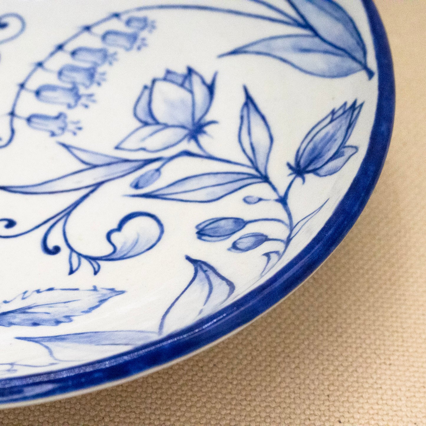 Flat Floral Bowl by Caterpillar Clay