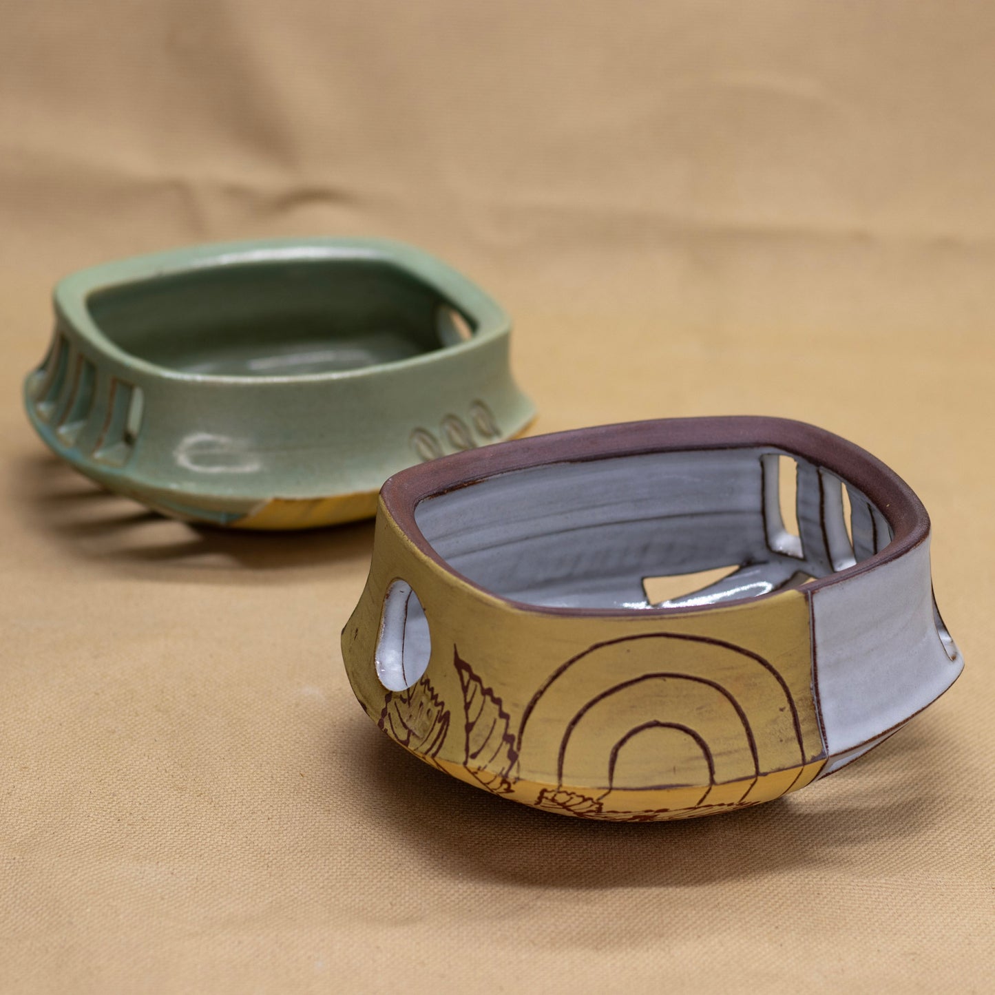 Rinsing Baskets by Amanda Bury