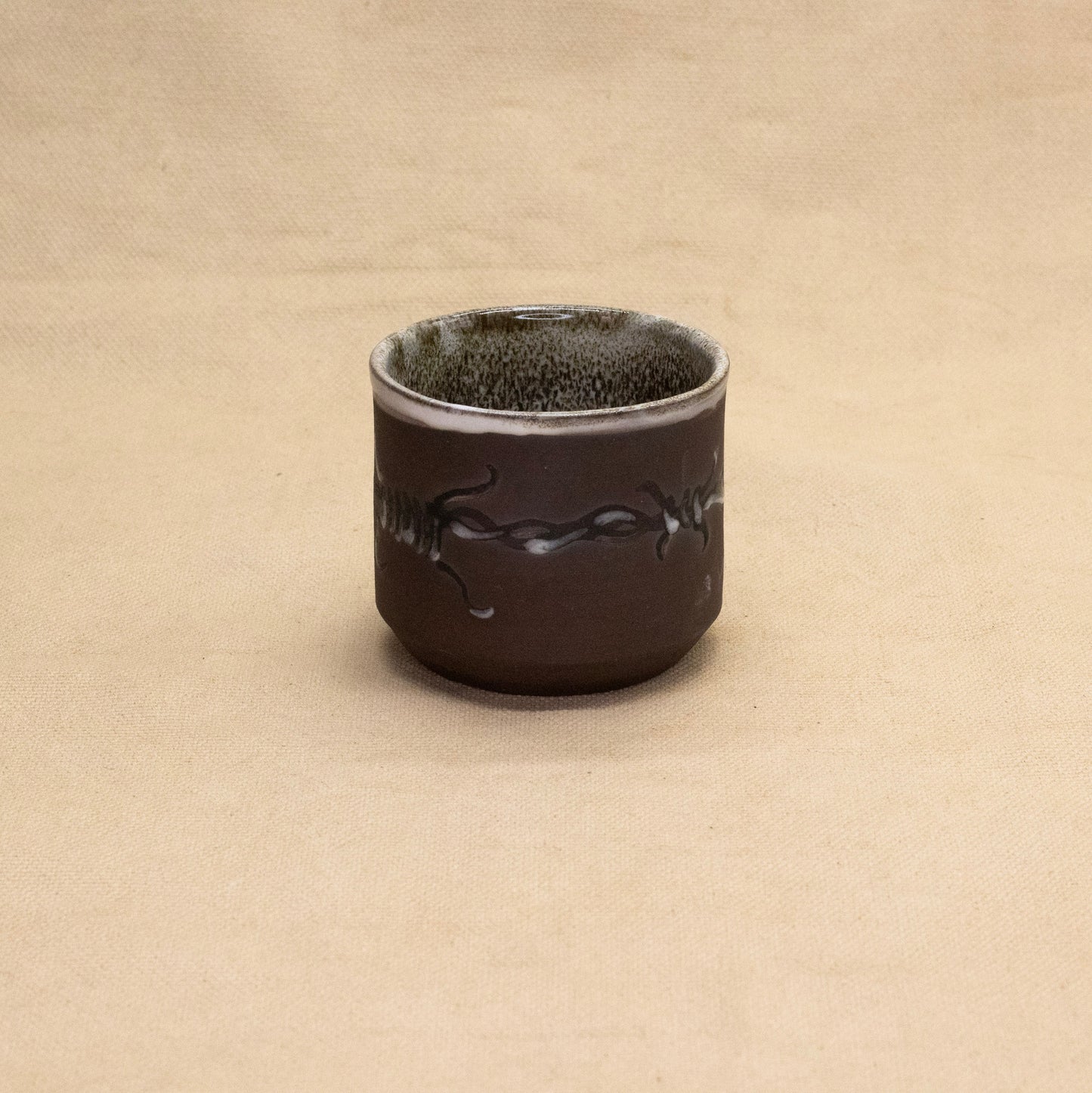 Barbed Wire Cup by Tommy Schaefer