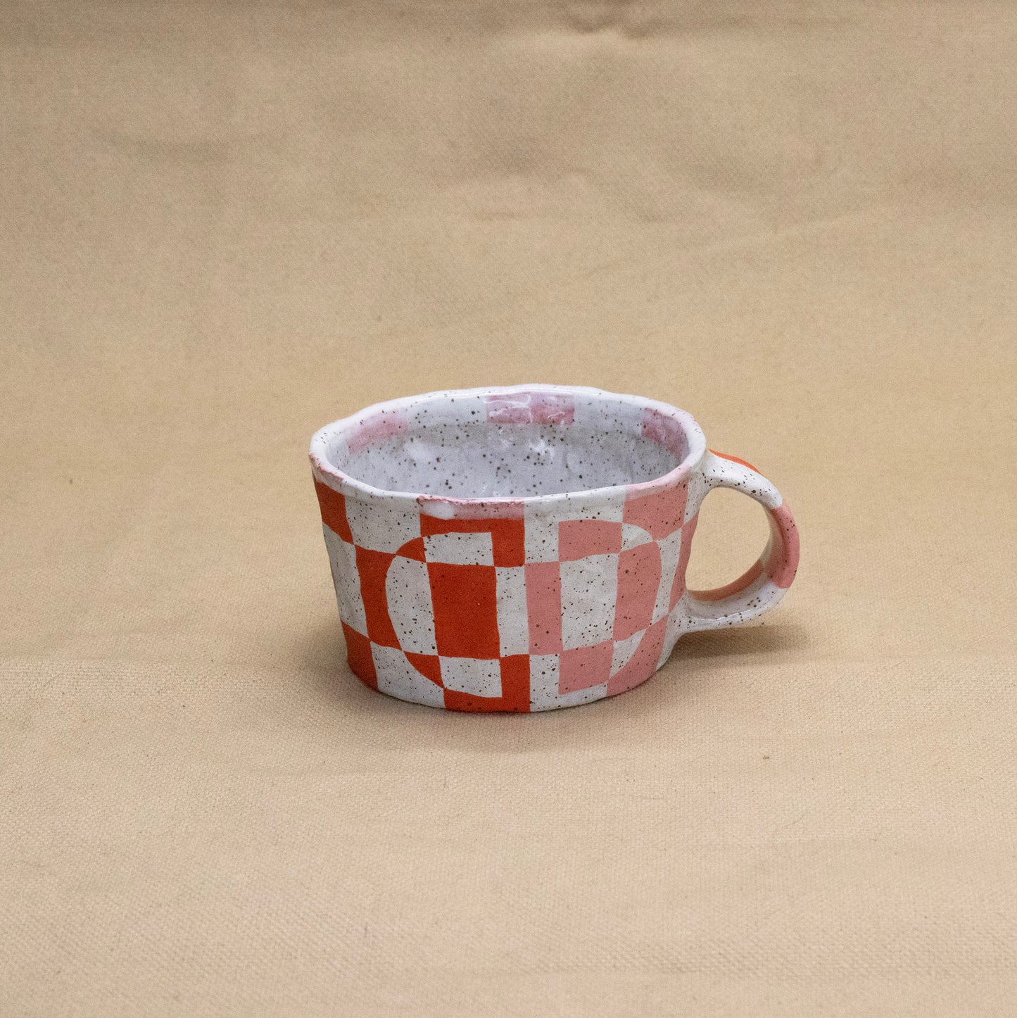 Mirrored Semi-Circle Mug by Kero Ceramics