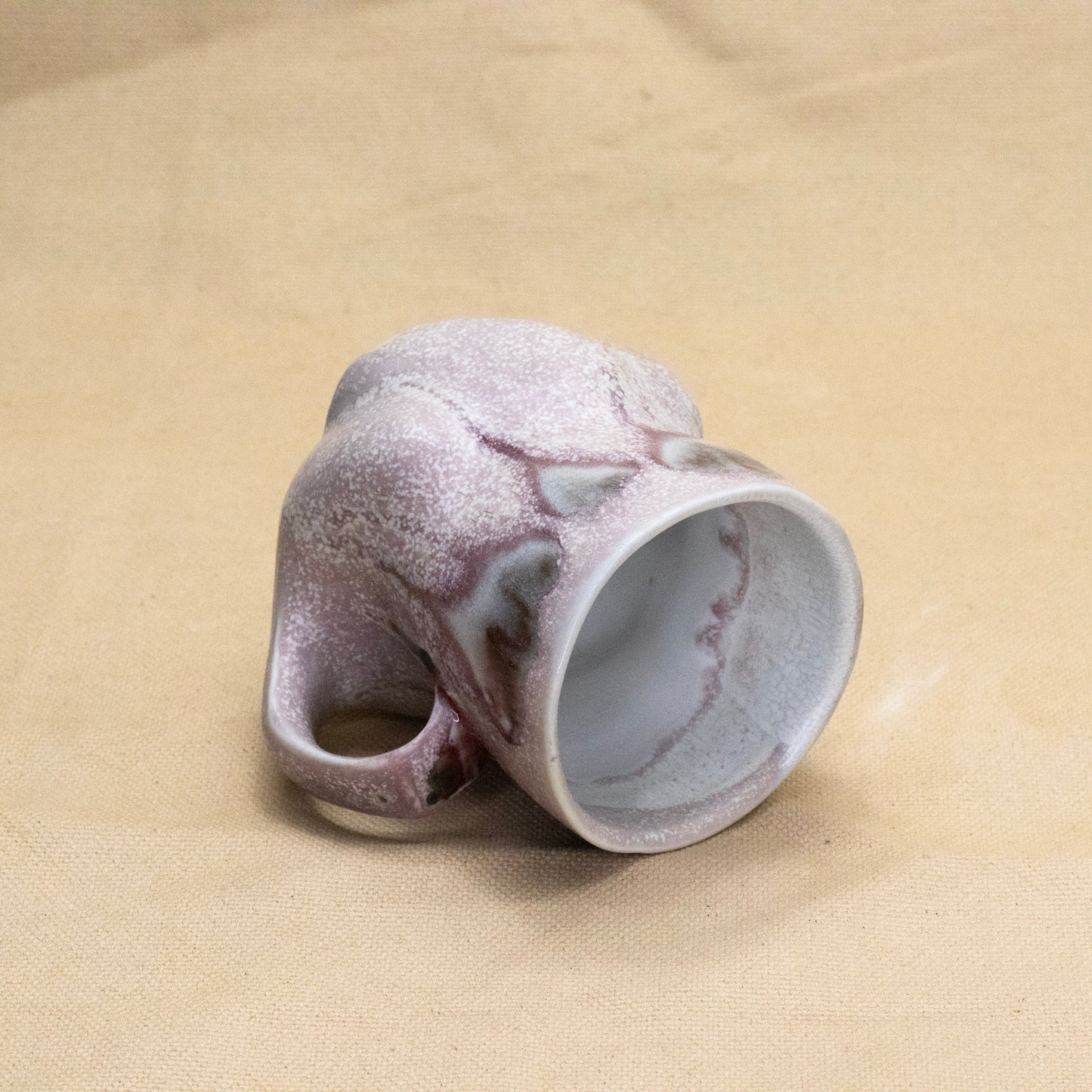 Drippy Altered Mug #1 by Liz Mazurek