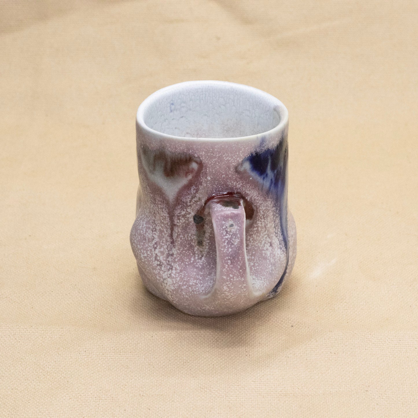 Drippy Altered Mug #1 by Liz Mazurek
