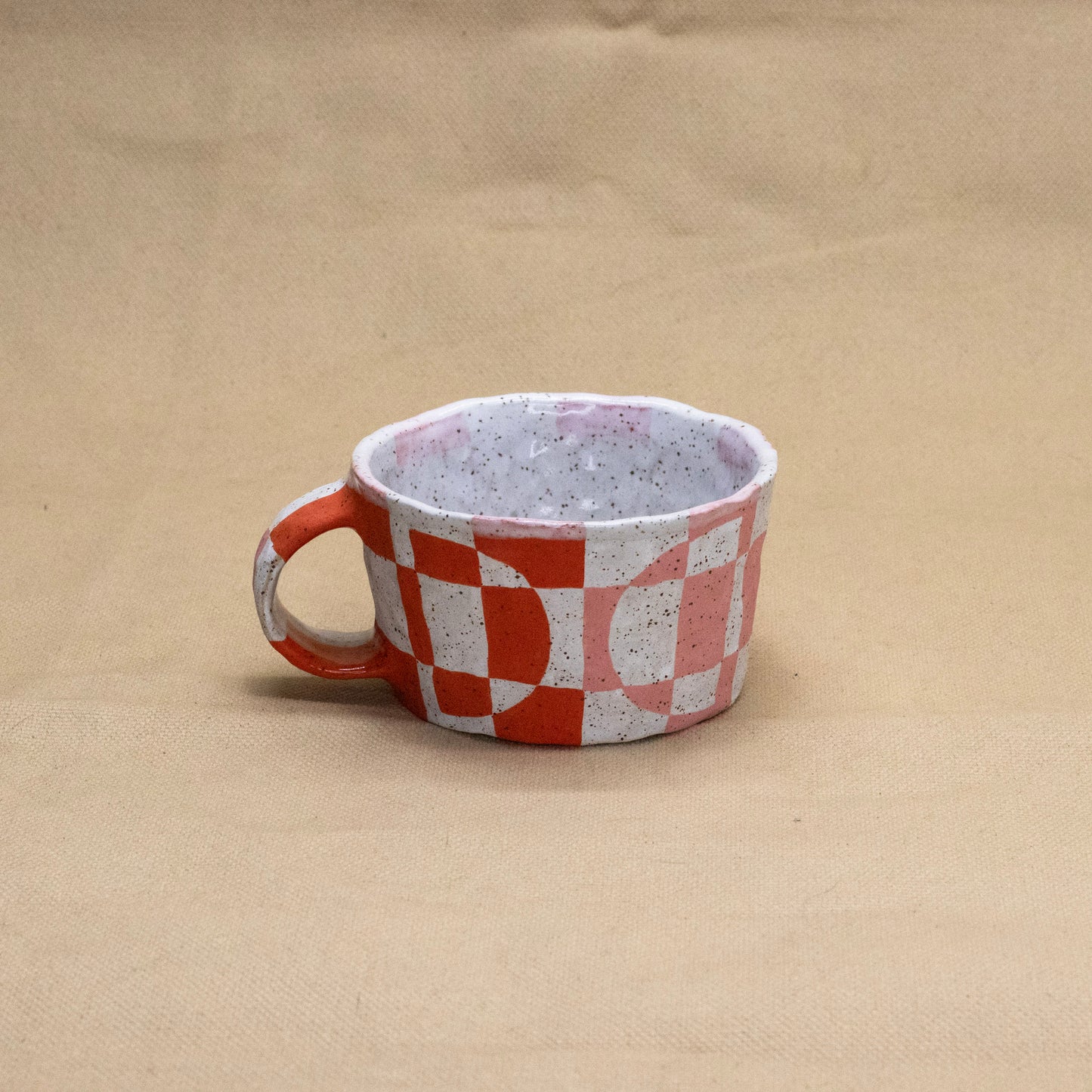 Mirrored Semi-Circle Mug by Kero Ceramics