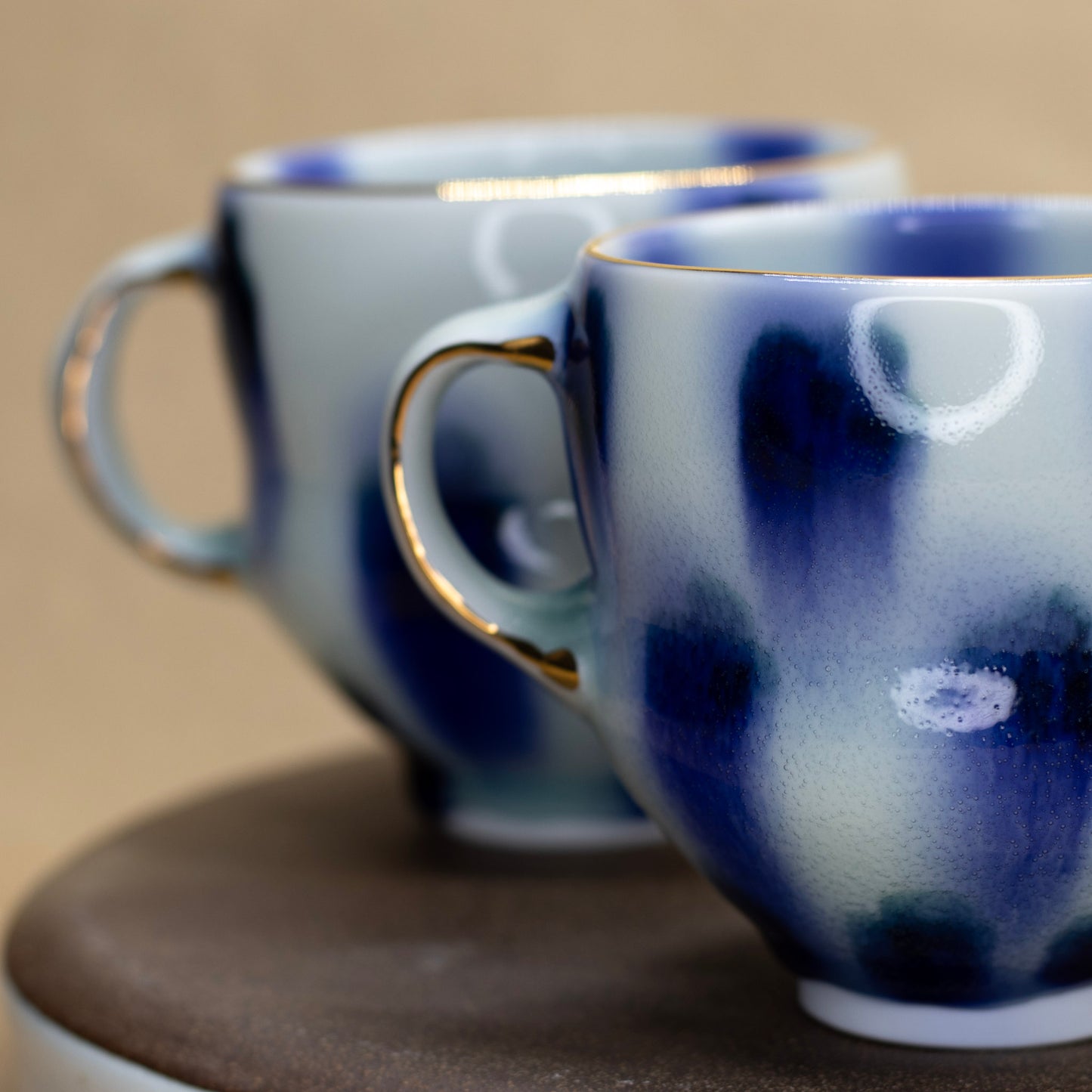 Flowers Wavy Mug with Spotted Interior by Matt Watterson