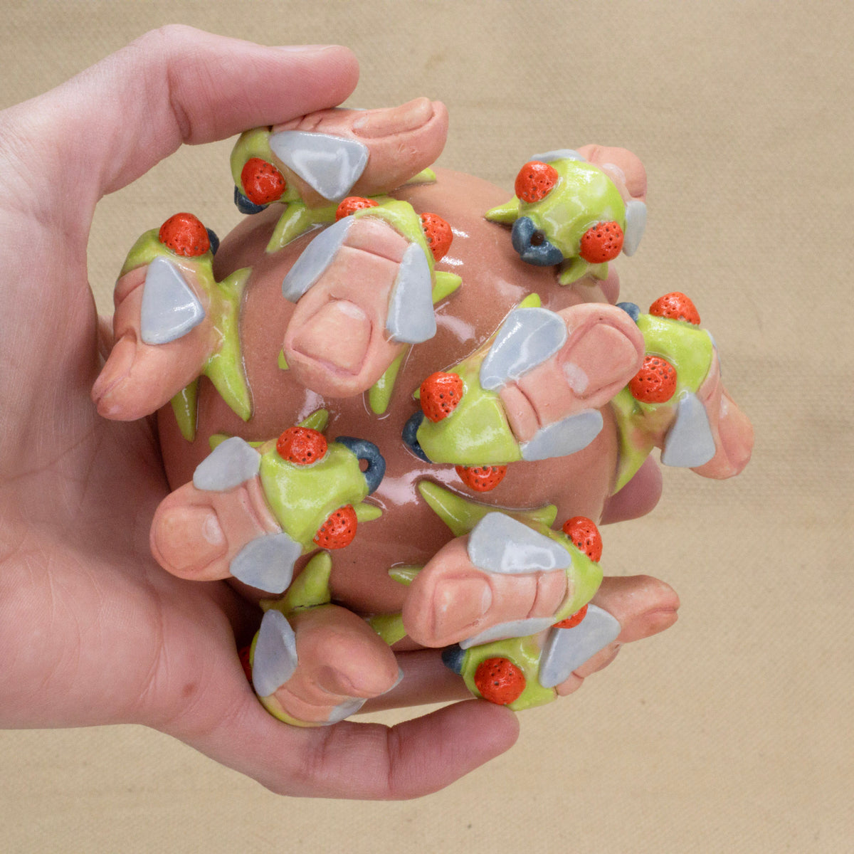 Wall Swarm #1 by Gabs Conway Ceramics