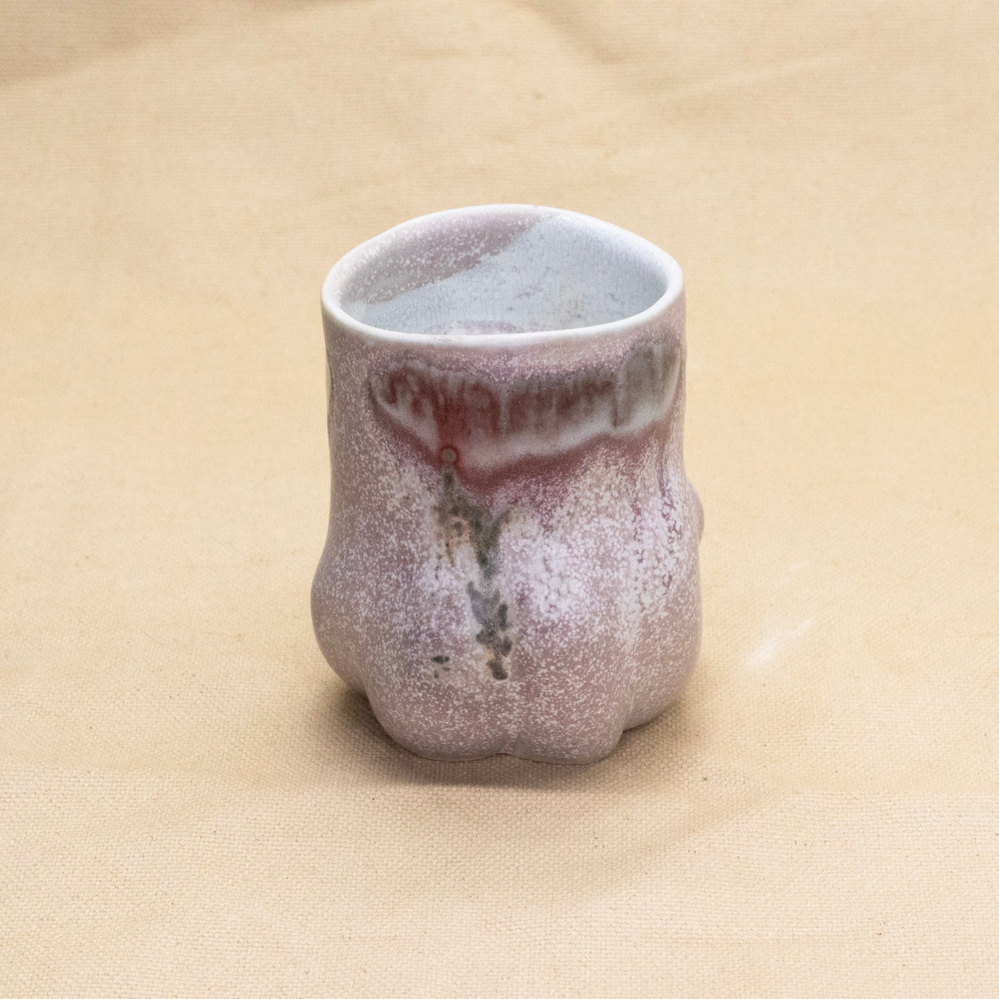 Drippy Altered Mug #1 by Liz Mazurek