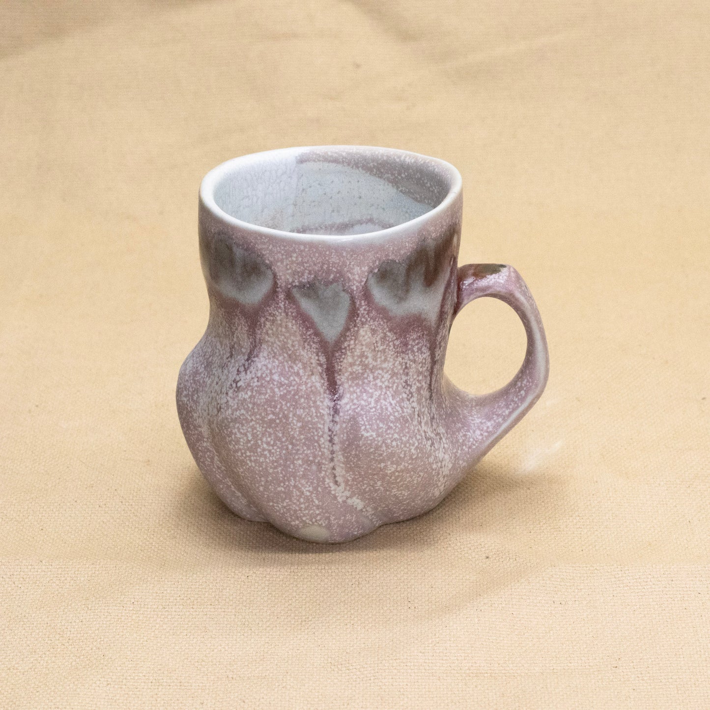 Drippy Altered Mug #1 by Liz Mazurek