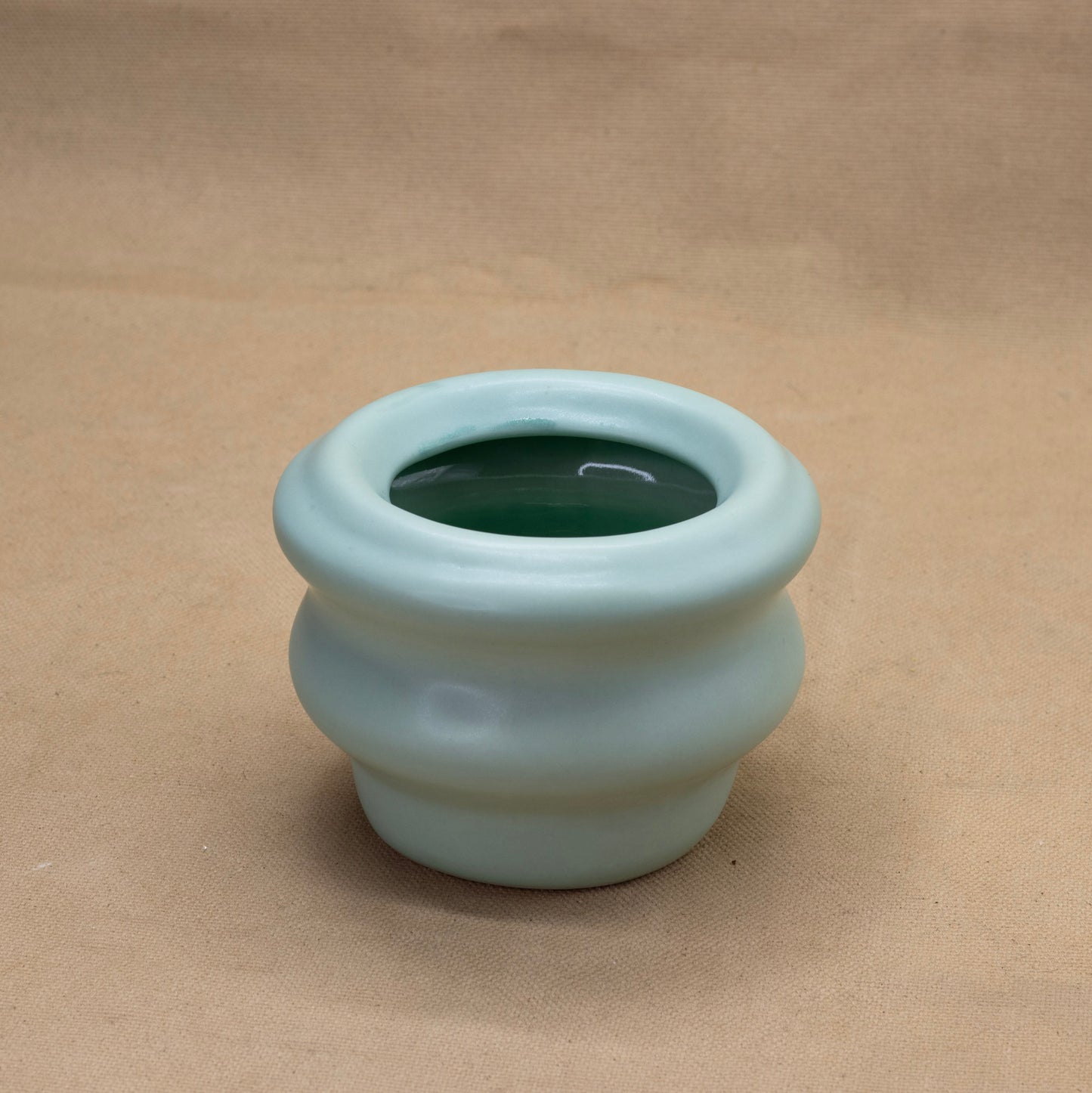 Lidded Jar (Turquoise) by Sisters Slipworks