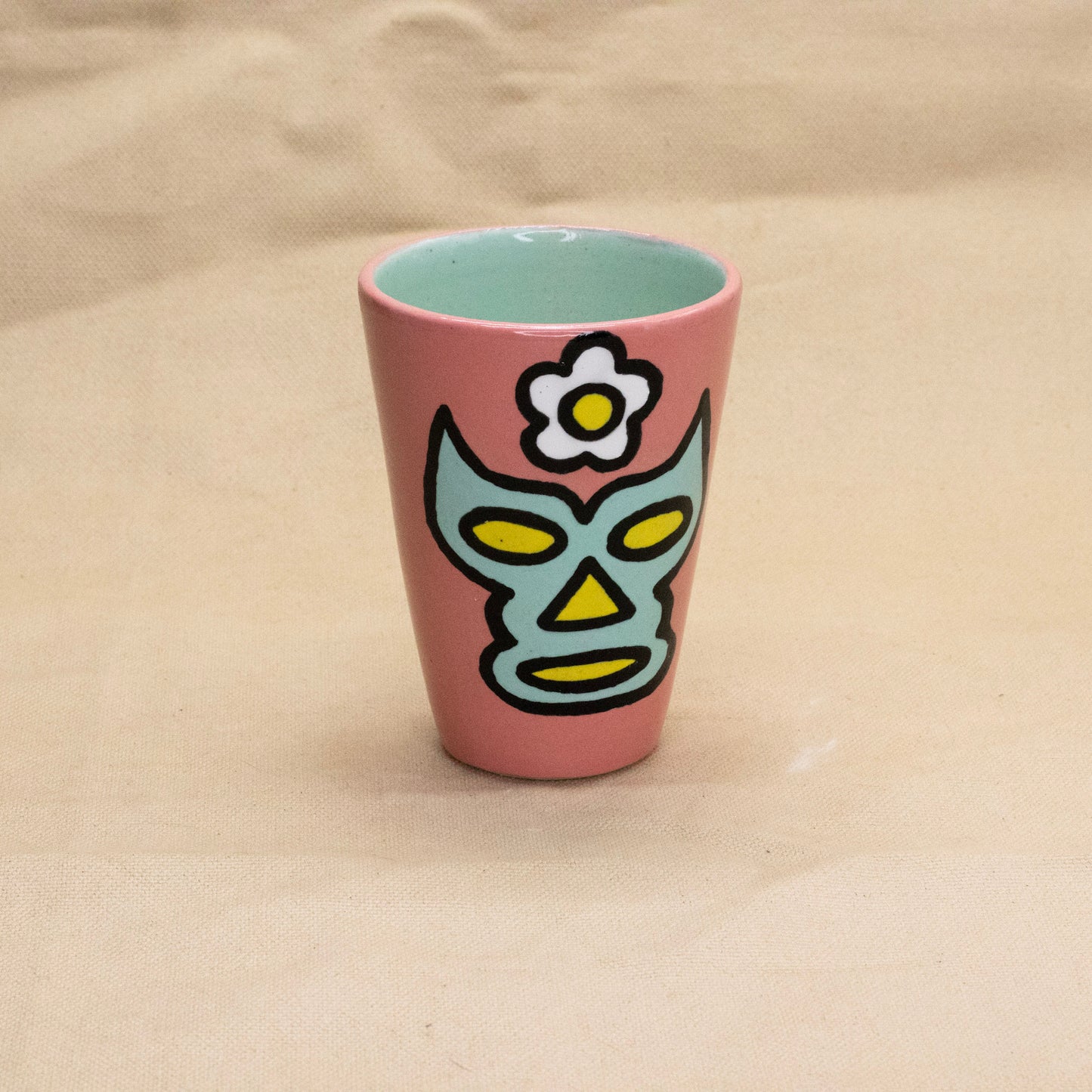 Luchadora Cup (Light Pink) by The Introverted Potter