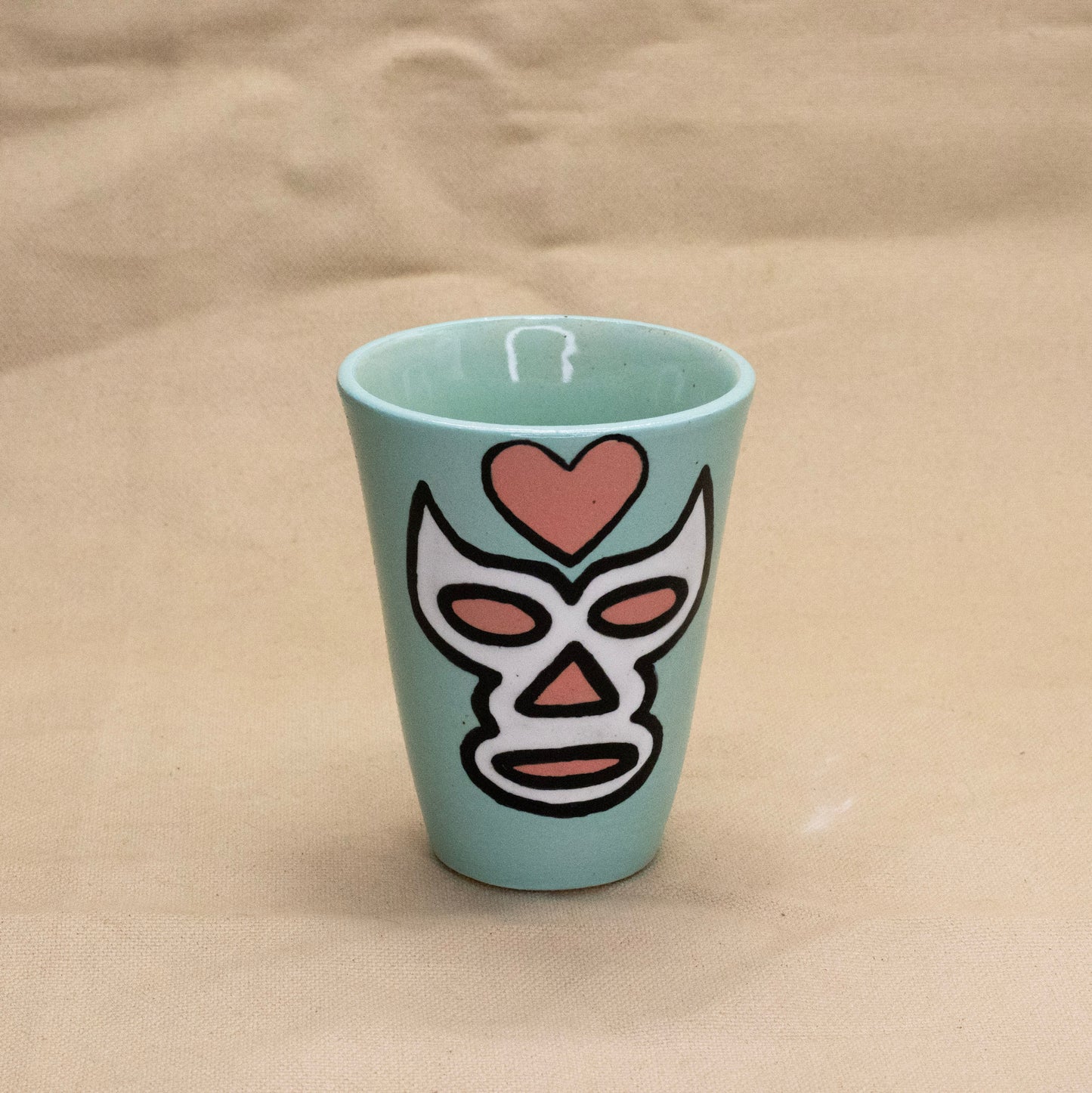 Luchadora Cup (Light Blue) by The Introverted Potter