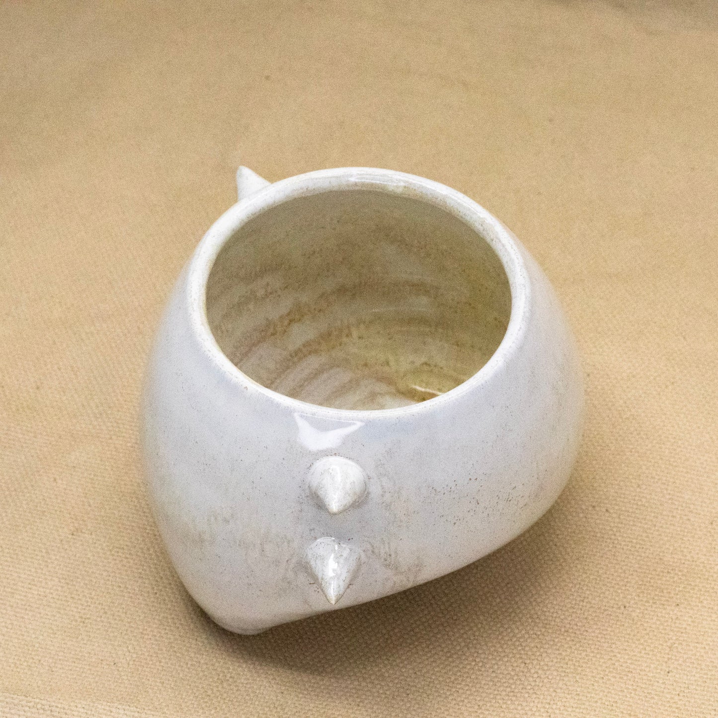 Silk White Spike Vase by Hunny Spyke