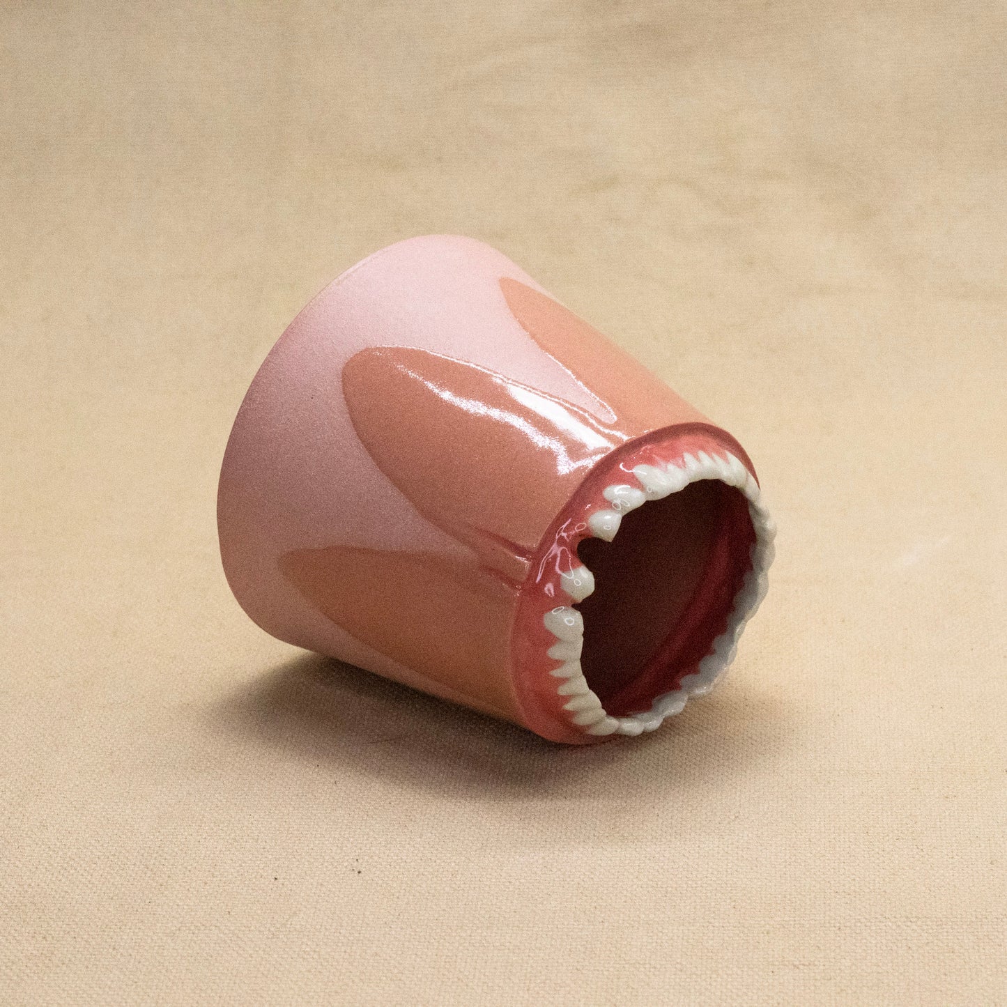 Teeth Cup (Missing Tooth) by Gabs Conway Ceramics