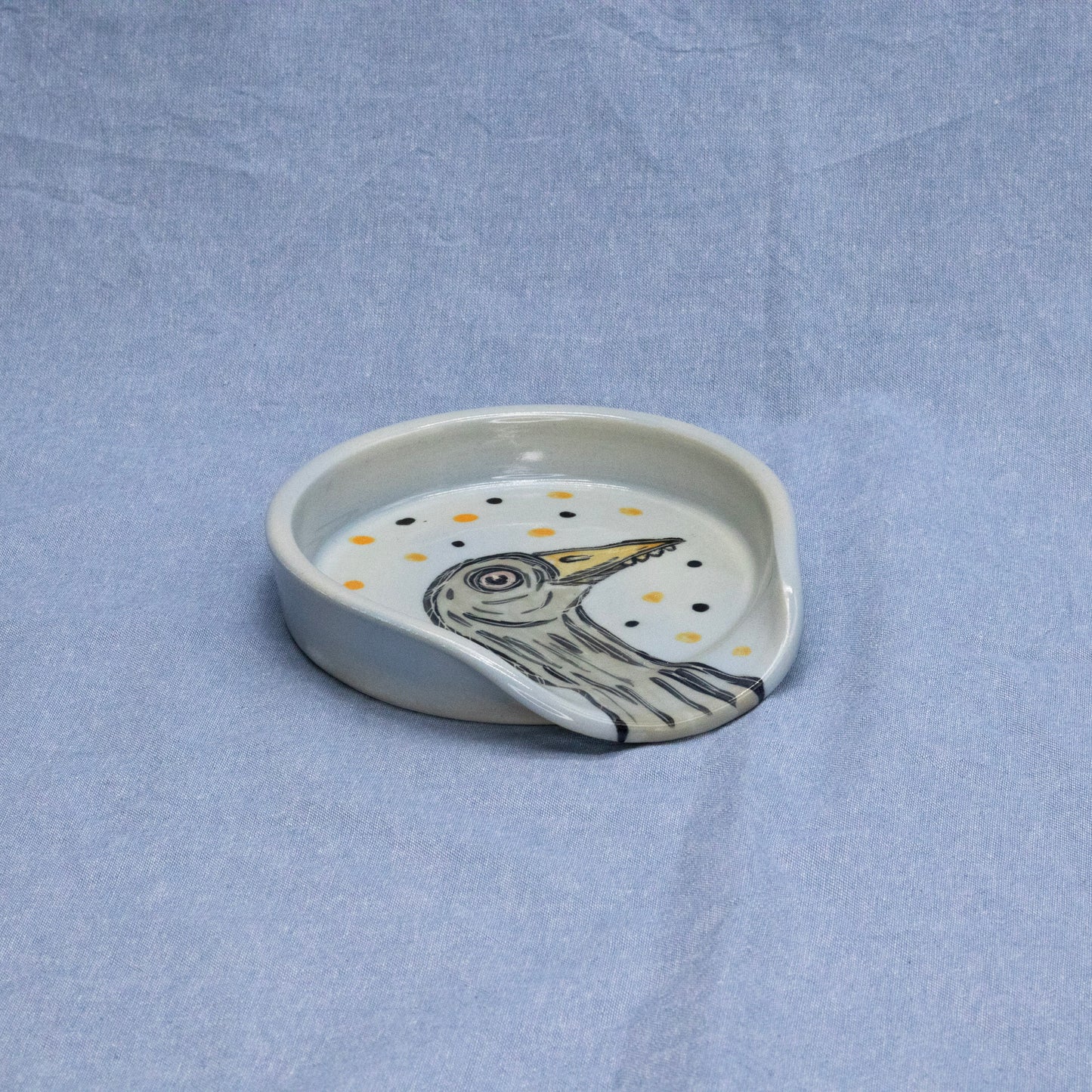 Lucky Goose Spoon Holder by Frank Jacques