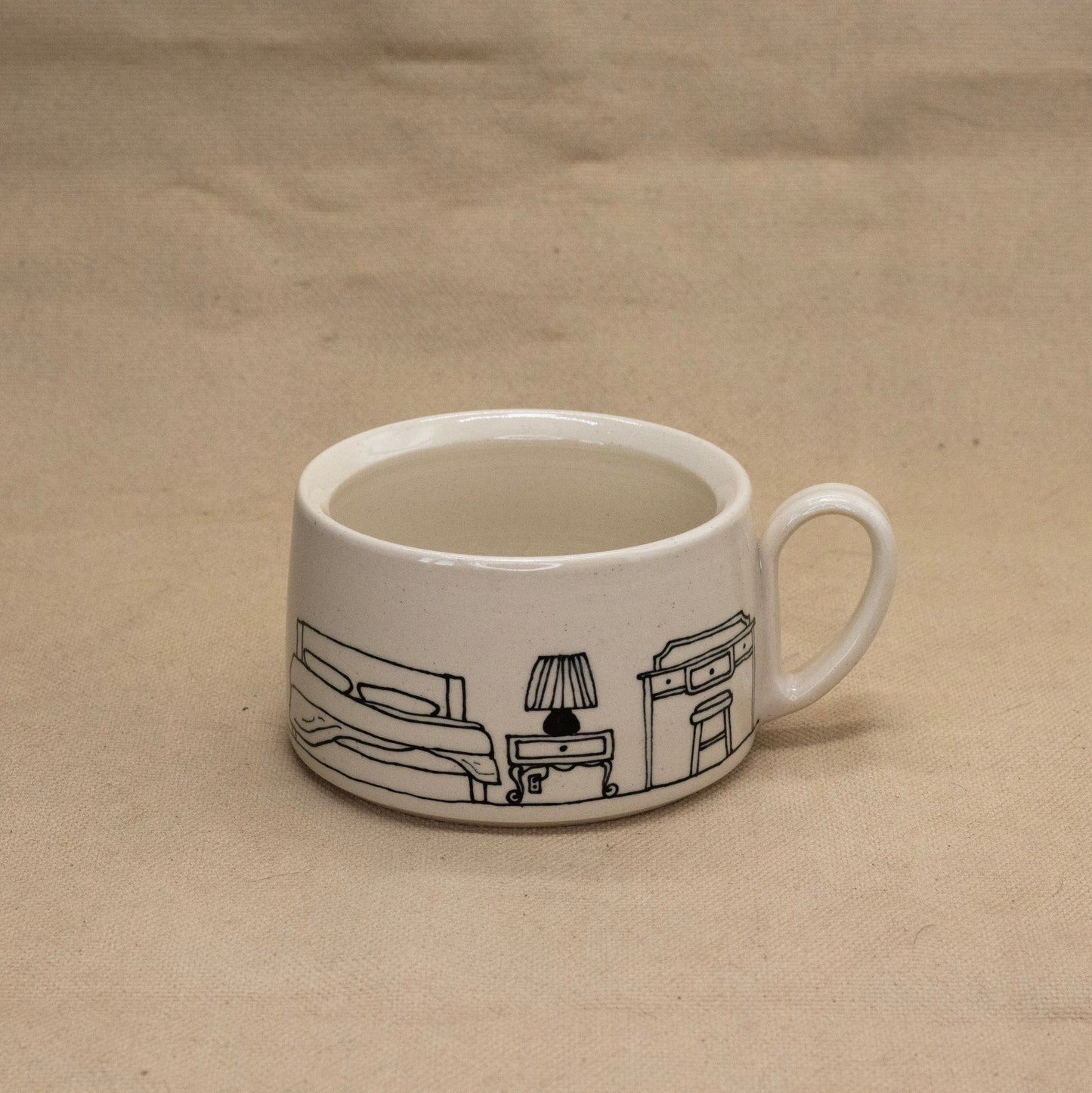 Froggy Bedroom Mug by Rachel Burns Ceramics