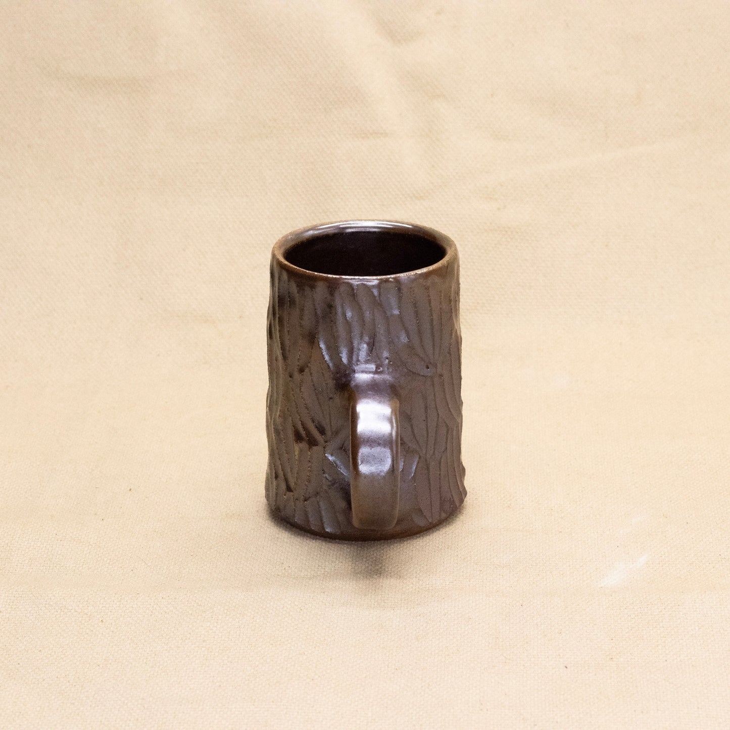 Tiny Soda-Fired Mug: Botanical by Jennifer Nerad