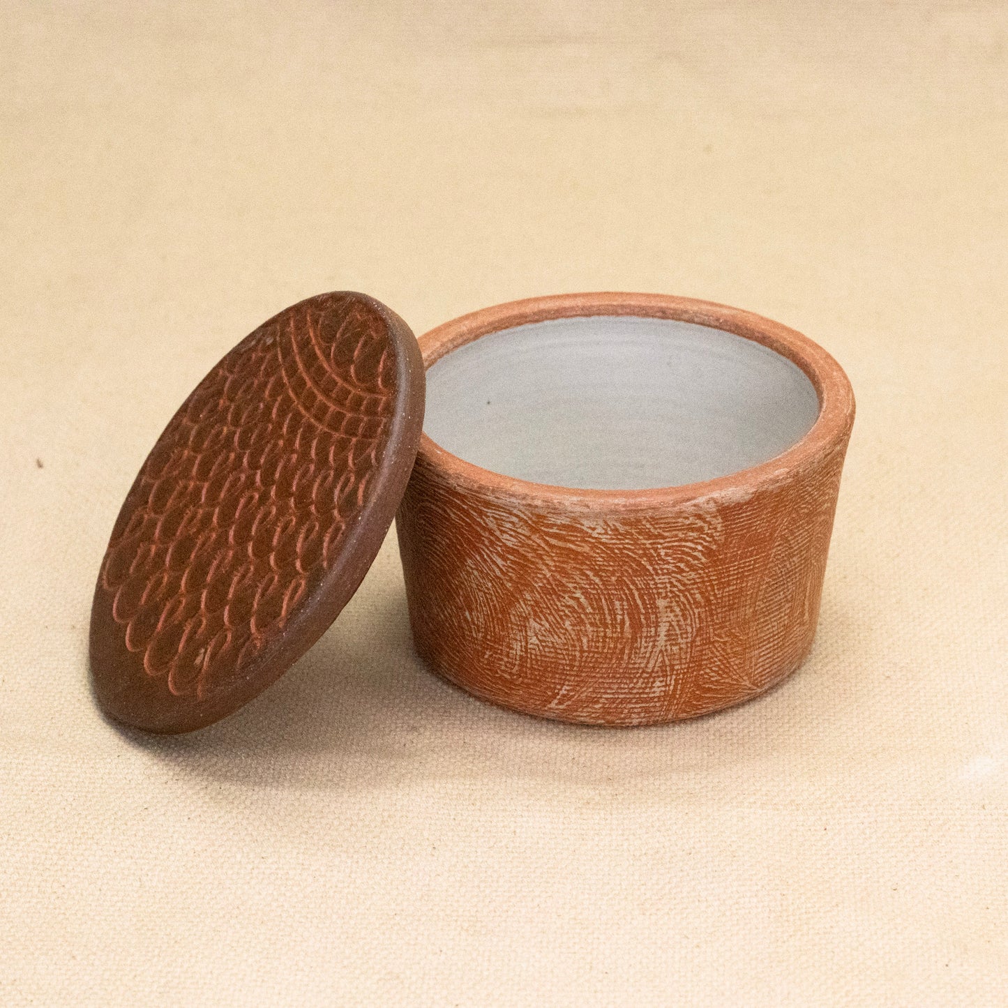 Salt Cellar (Red/Blue #2) by Functional Heirlooms