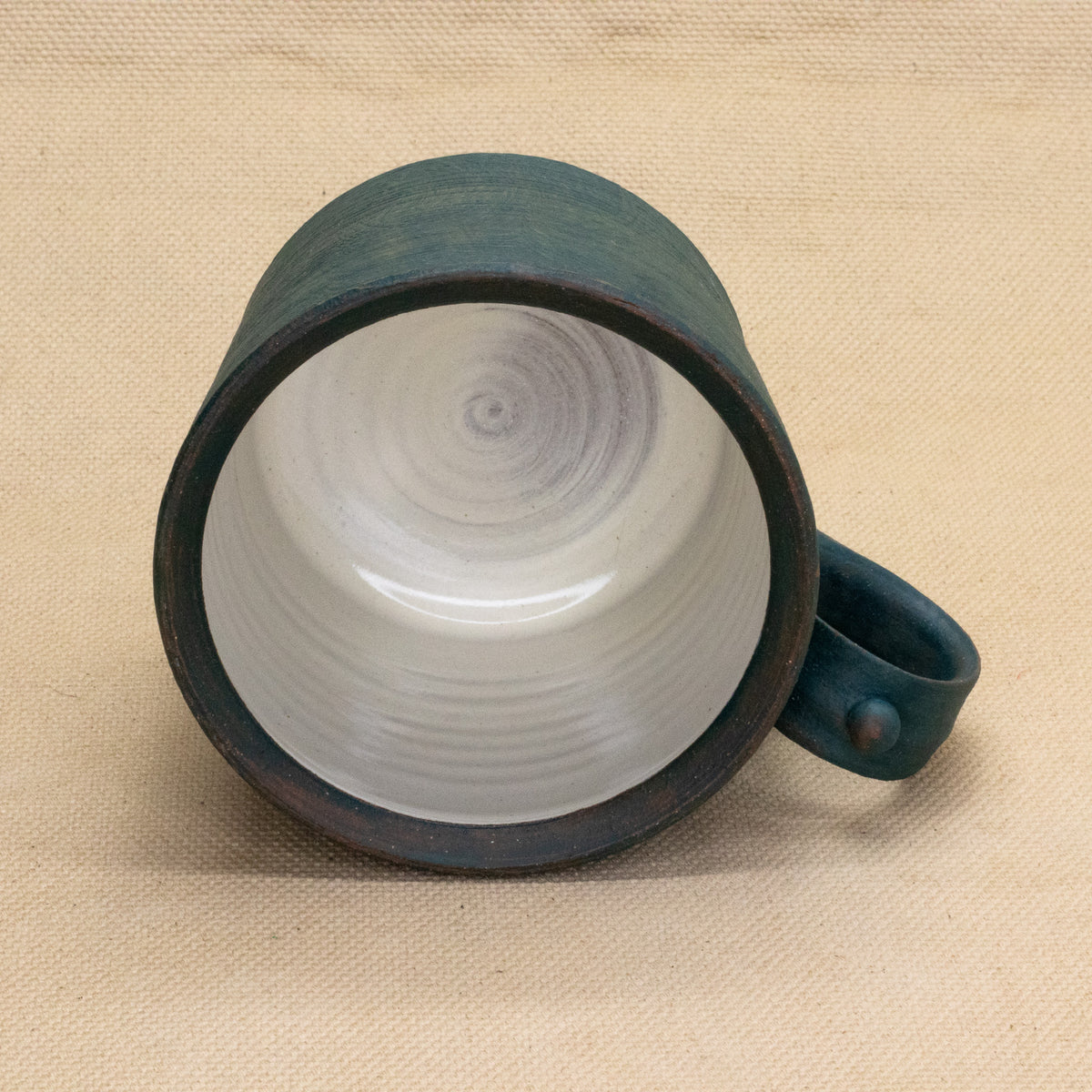 Mug (Peacock/Green) by Functional Heirlooms