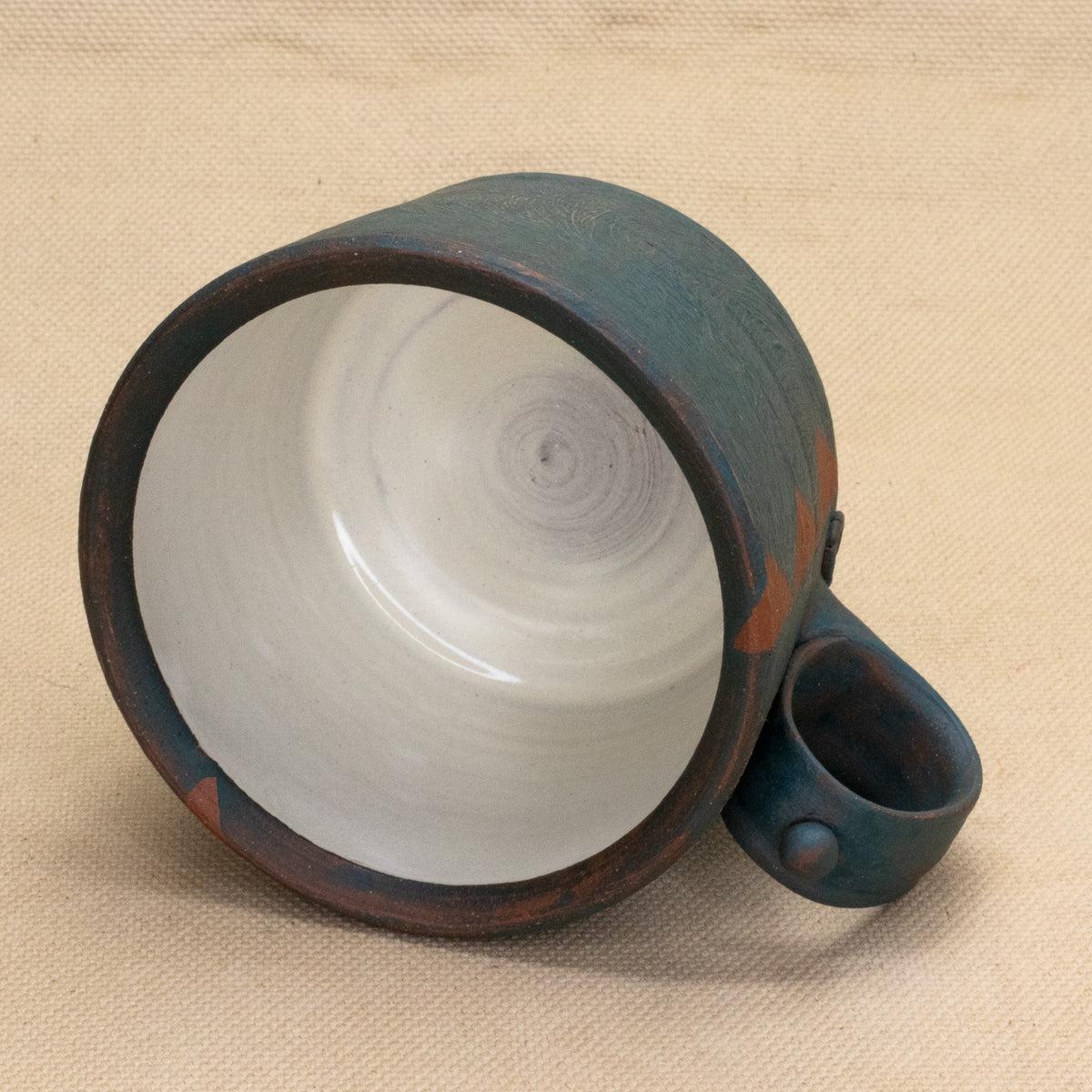 Mug (Peacock/Pink #2) by Functional Heirlooms