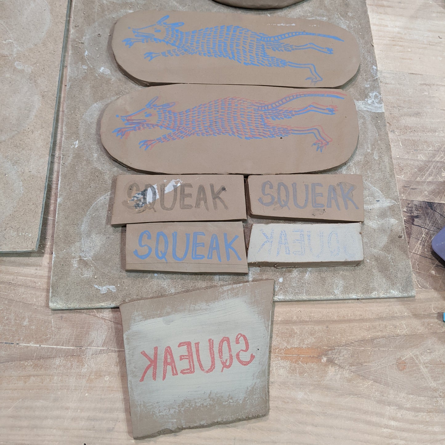 Screen Printing on Clay, February 8th, 12pm - 3:30pm