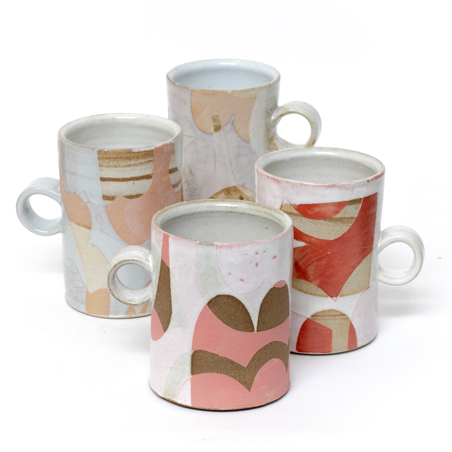Colorful Shapes Mugs by Sarah Steininger Leroux