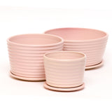 Pink Textured Planters