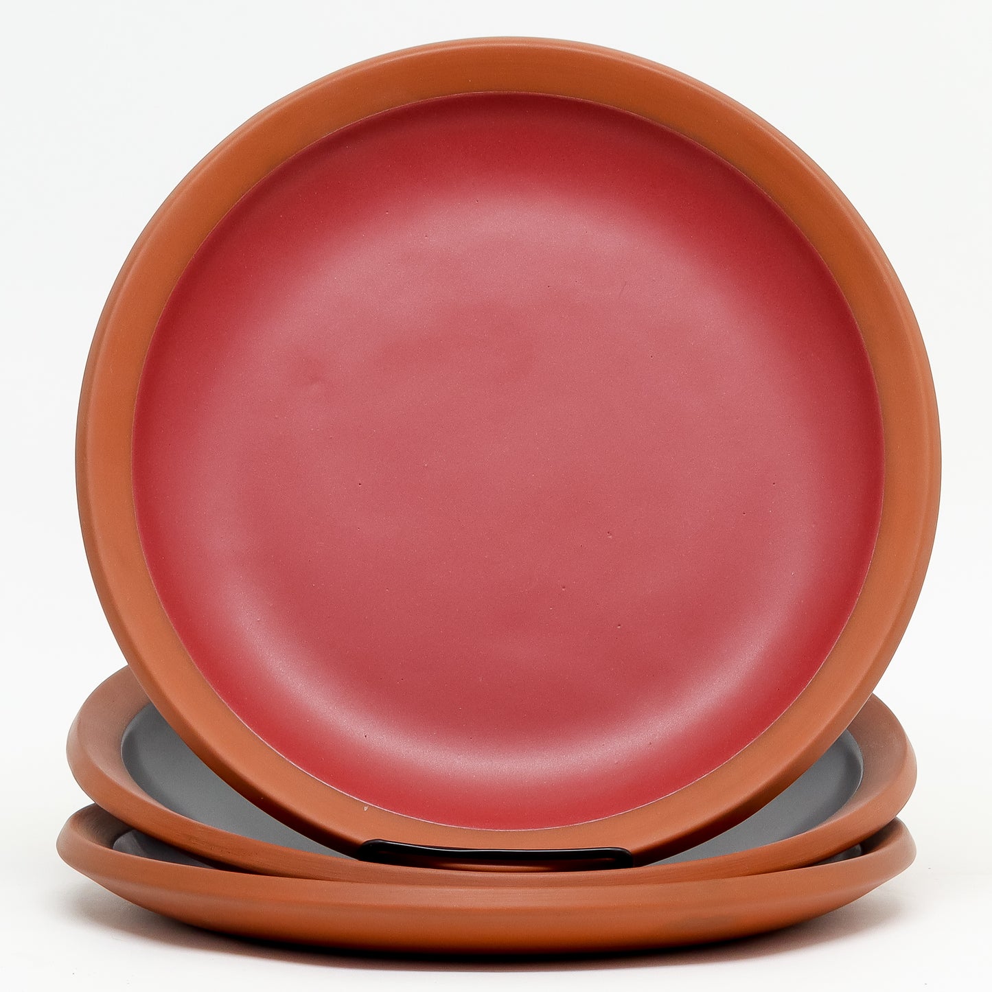 Wide Rule Dinner Plate by Eshelman Pottery