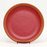 Wide Rule Dinner Plate by Eshelman Pottery
