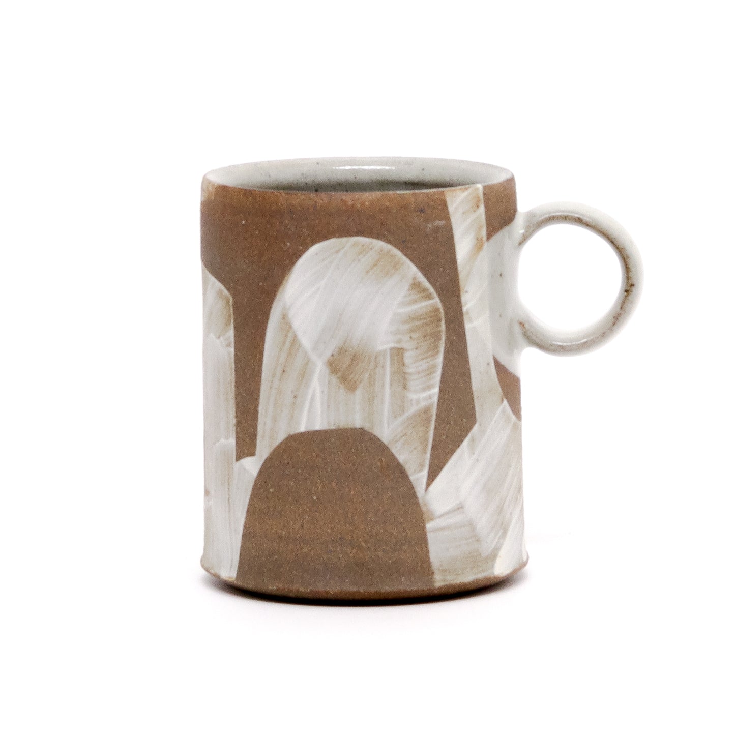 Tall White Shapes Mugs by Sarah Steininger Leroux