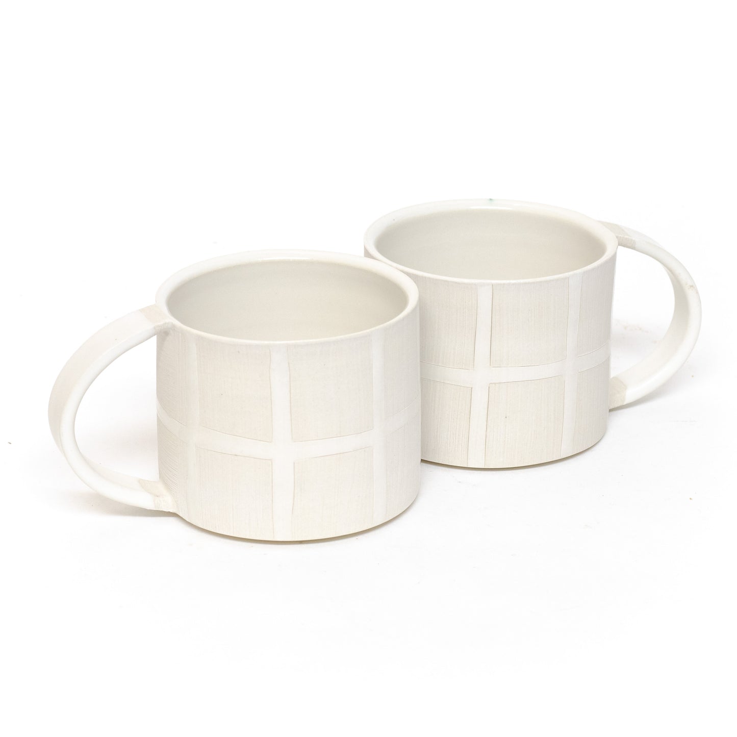 Grid Mugs by Theresa Choi