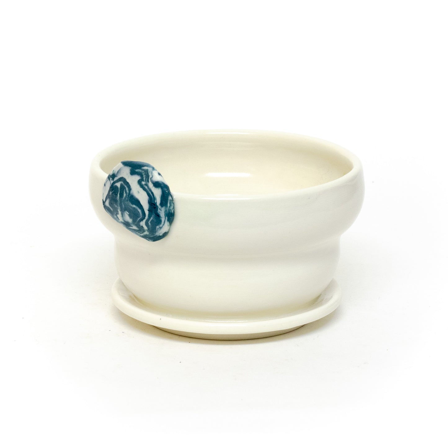 Marble tab planter by Coco Spadoni